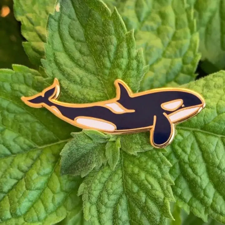 Southern Resident Orca Whale Hard Enamel Pin
