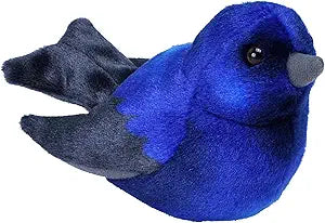 Audubon Bird Purple Martin Stuffed Animal W Sound 5.5"