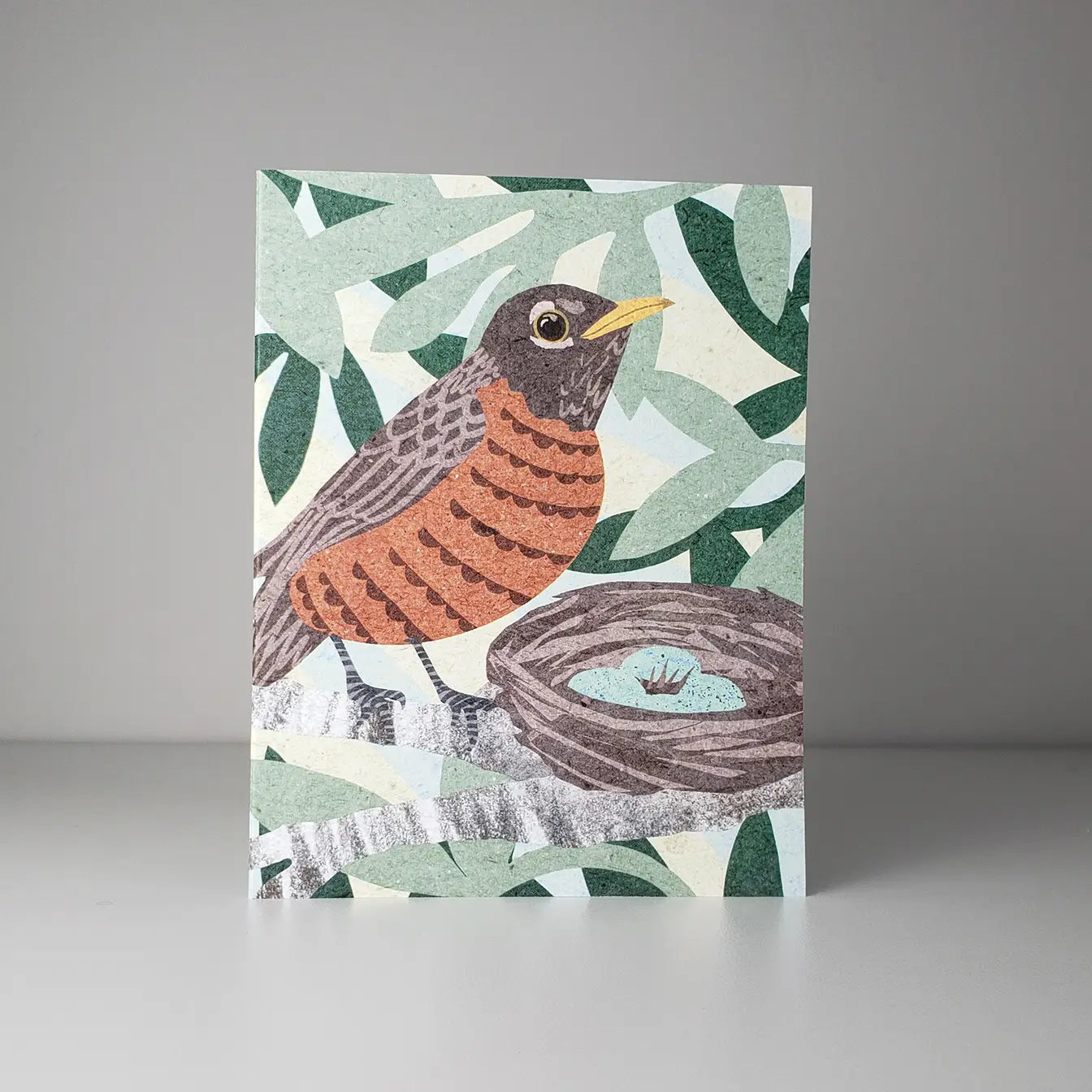 American Robin A2 Size Notecards, Blank Greeting Cards