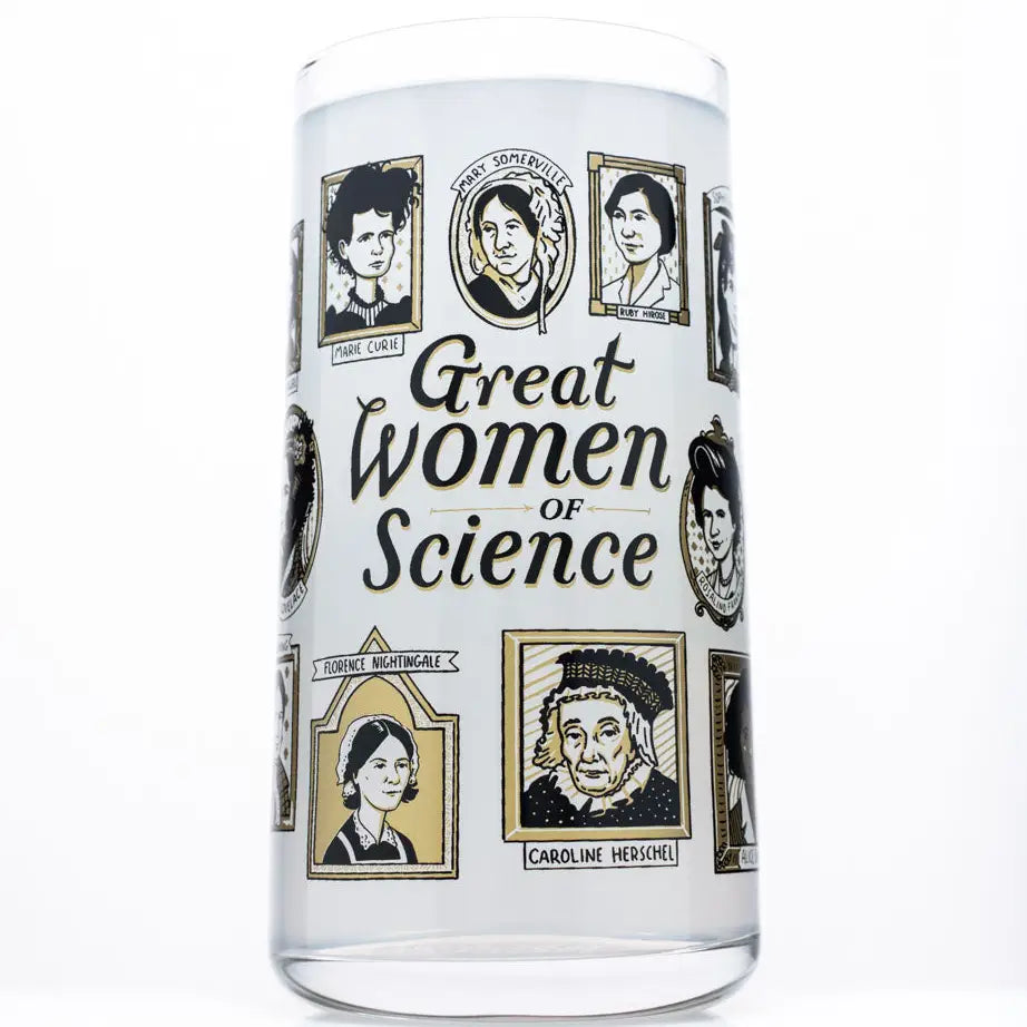 Great women of Science Drinking Glass  18oz