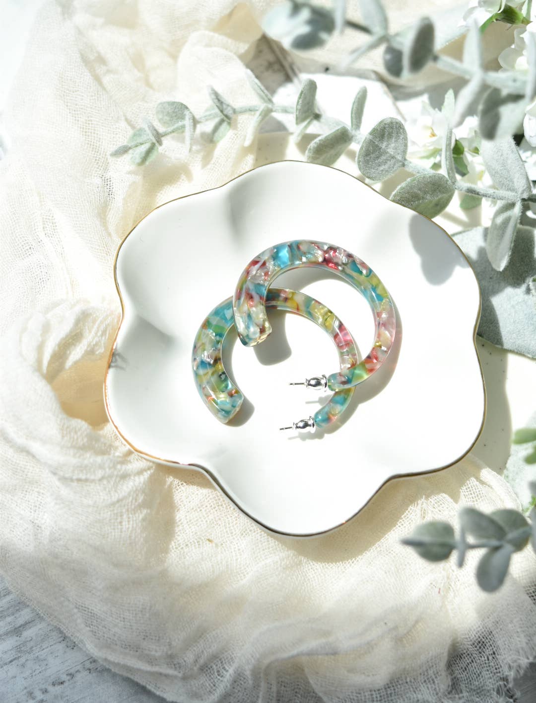 Sfera Hoop Statement Hoops Large Earrings