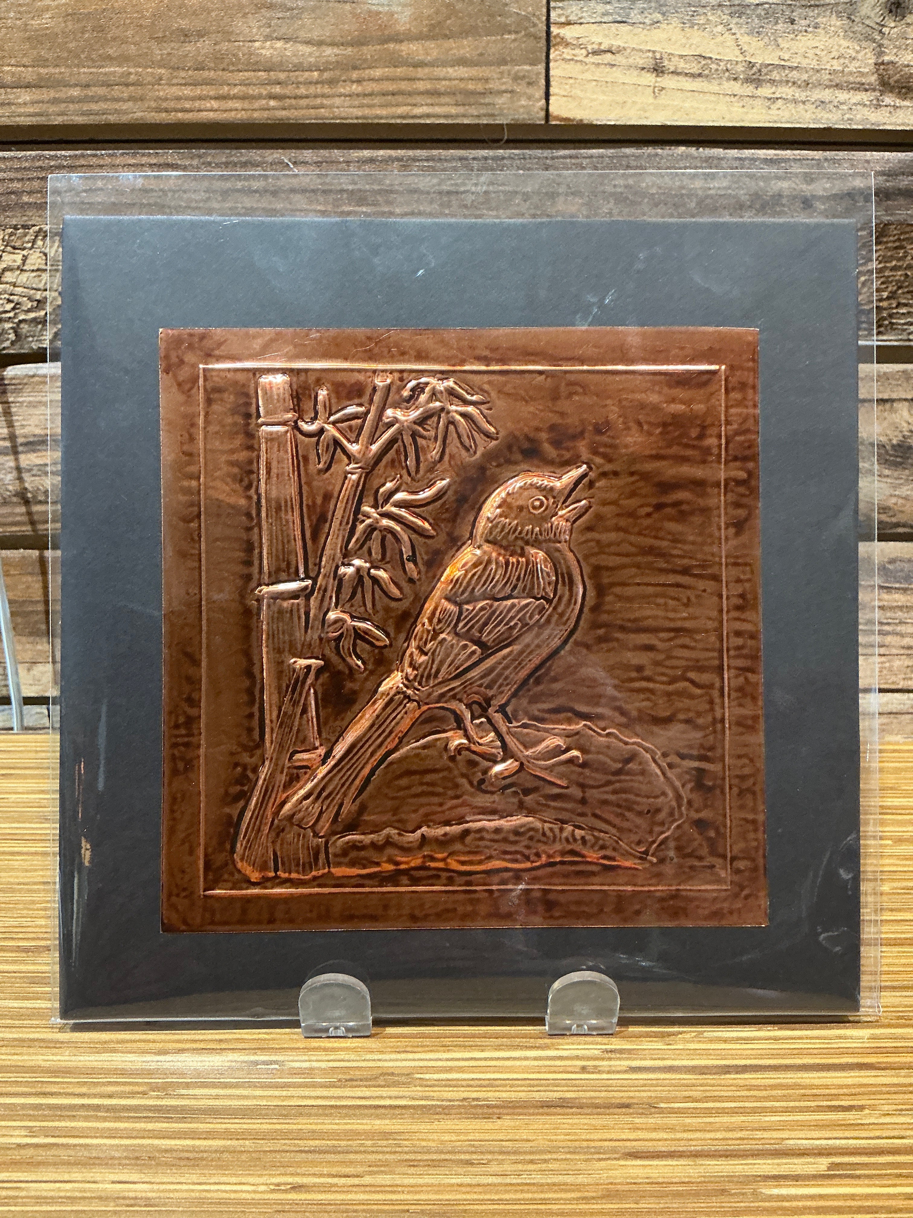 8x8 Chickadee Metal Print Repouse