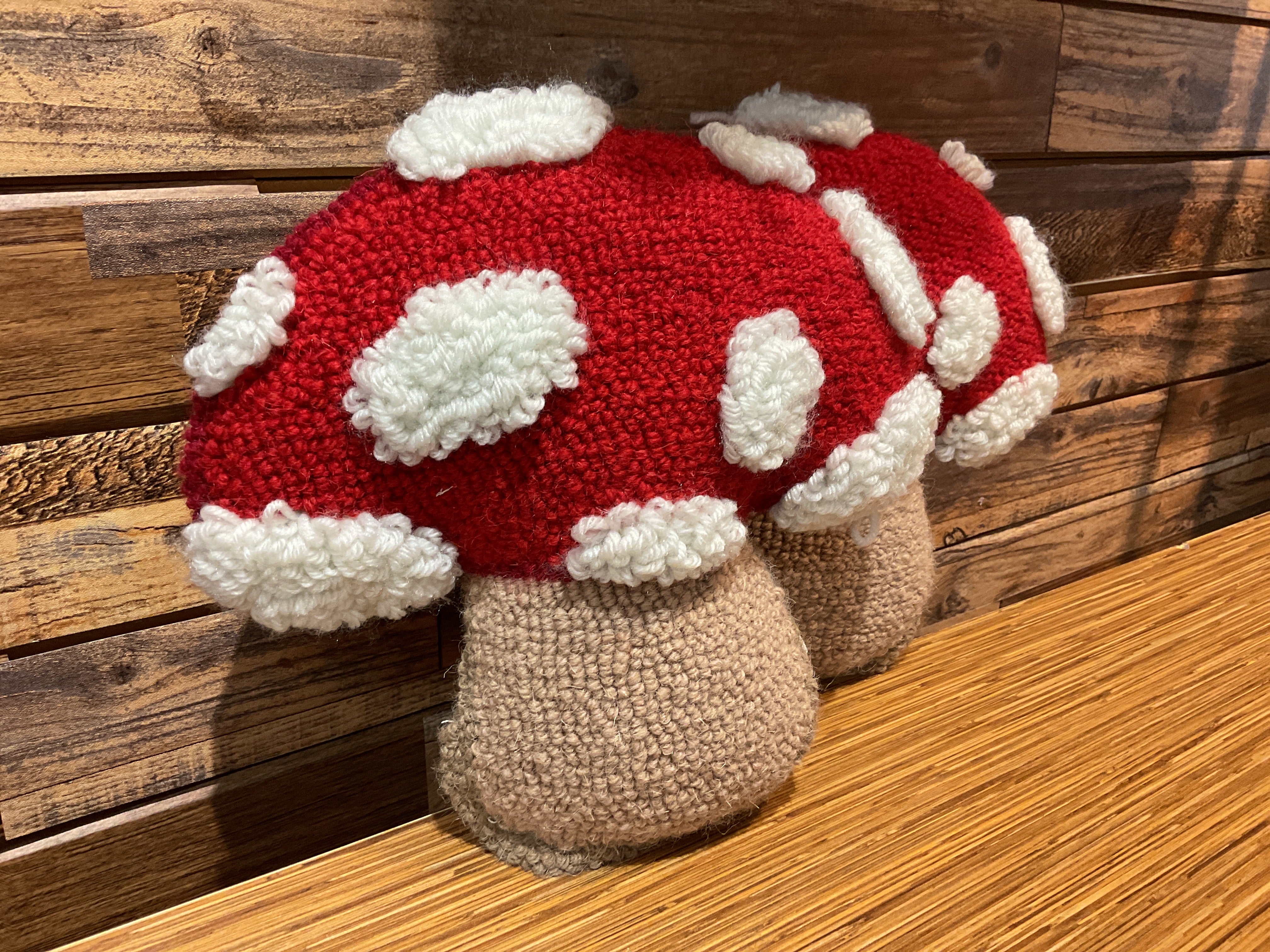 Mushroom Shaped Hook Pillow
