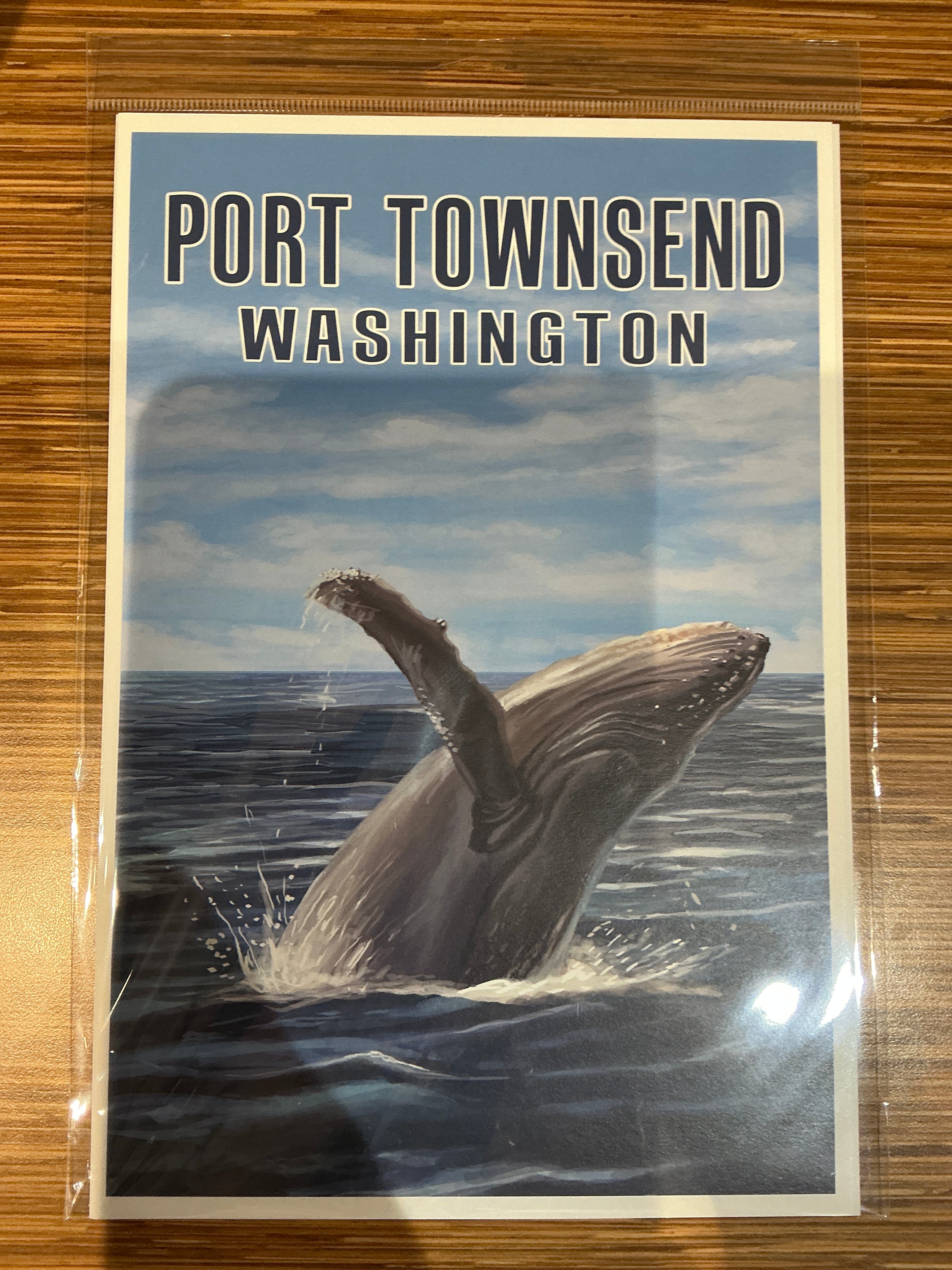 Port Townsend Jumping Humpback Print