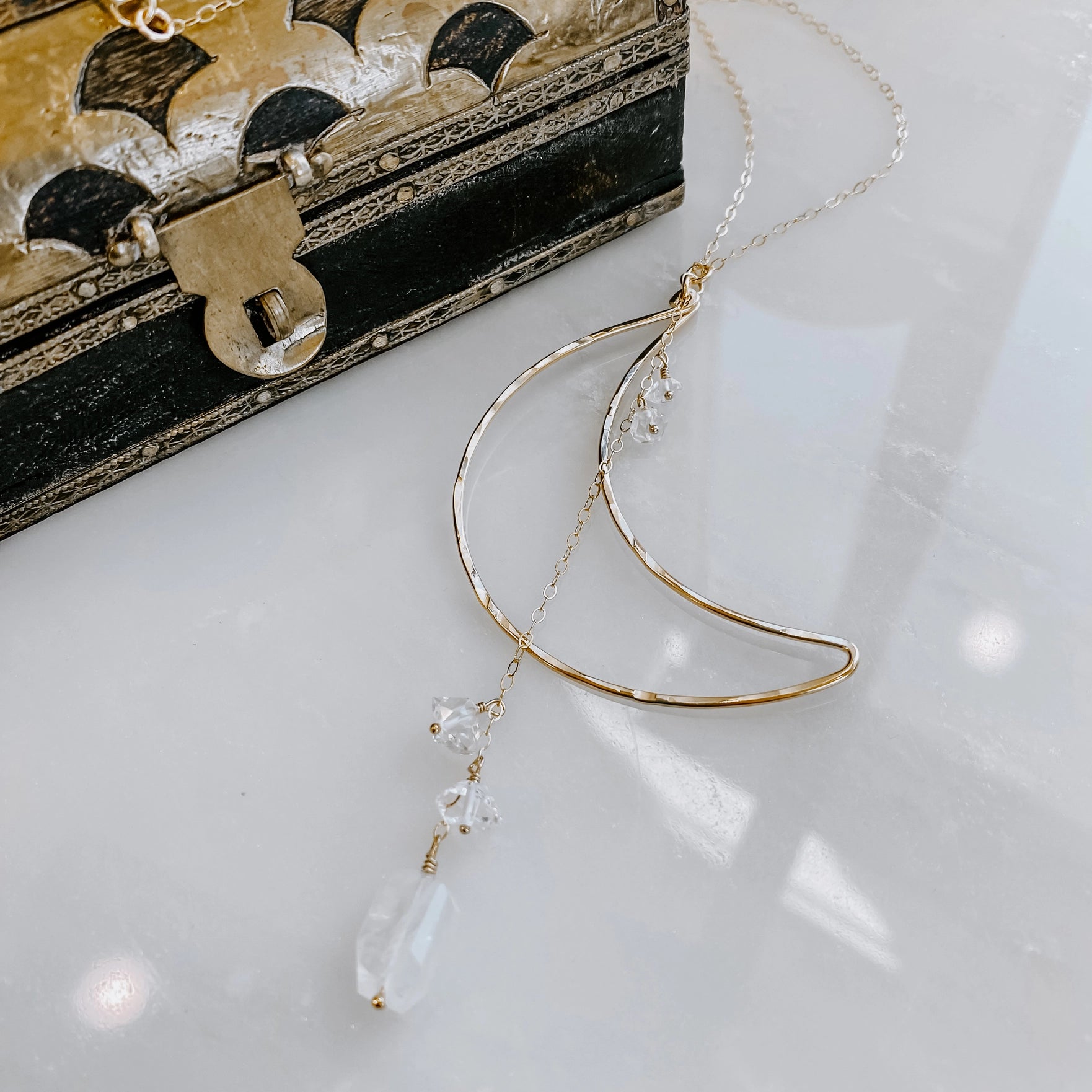Moon Child Necklace Sterling Silver