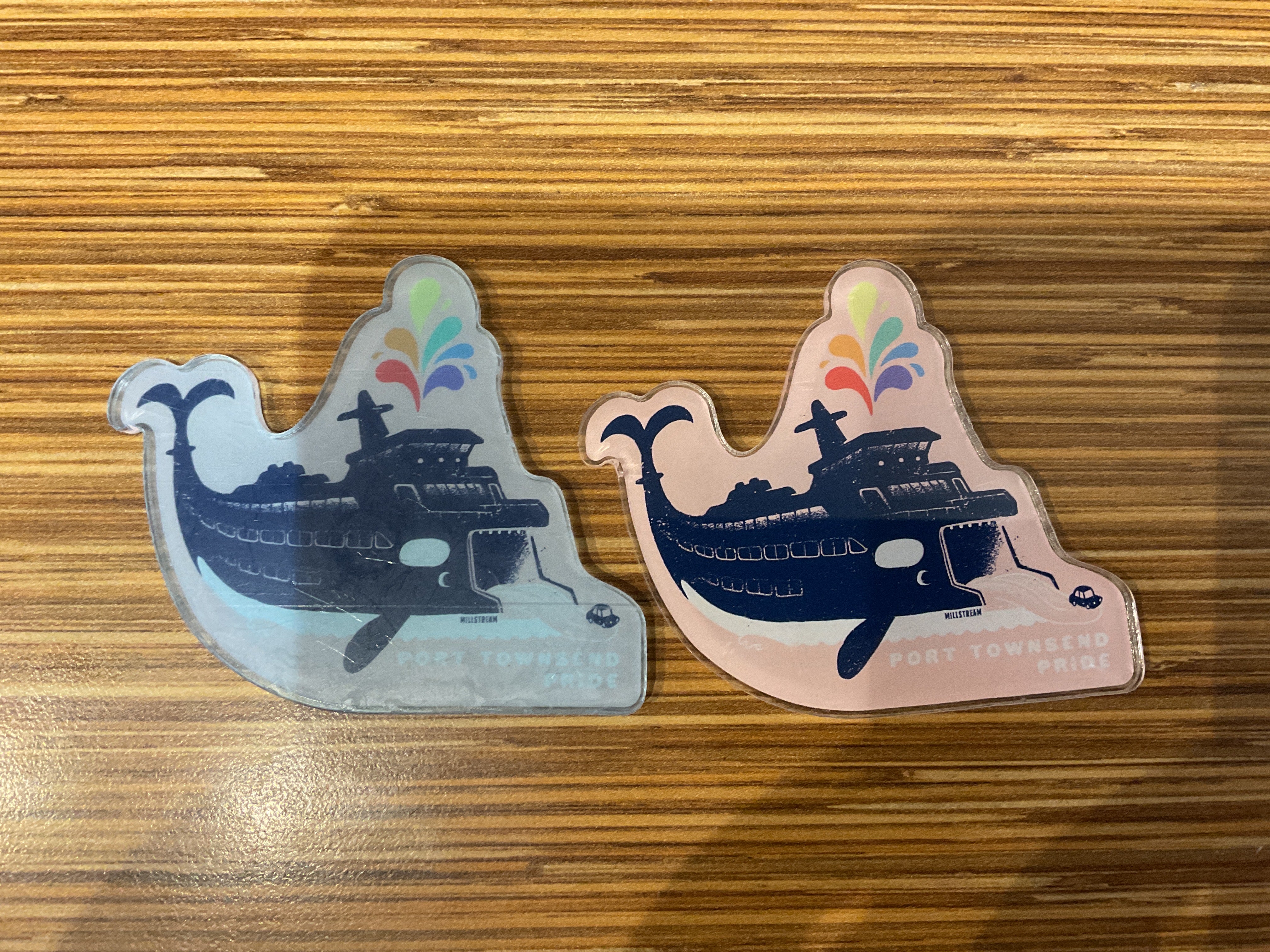 Port Townsend Orca Ferry Pride Magnet