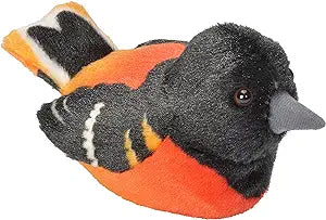 Audubon Baltimore Oriole Stuffed Animal W Sound 5.5"