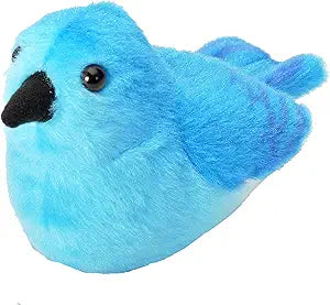 Audubon Bird Mountain Bluebird Stuffed Animal W Sound 5.5"