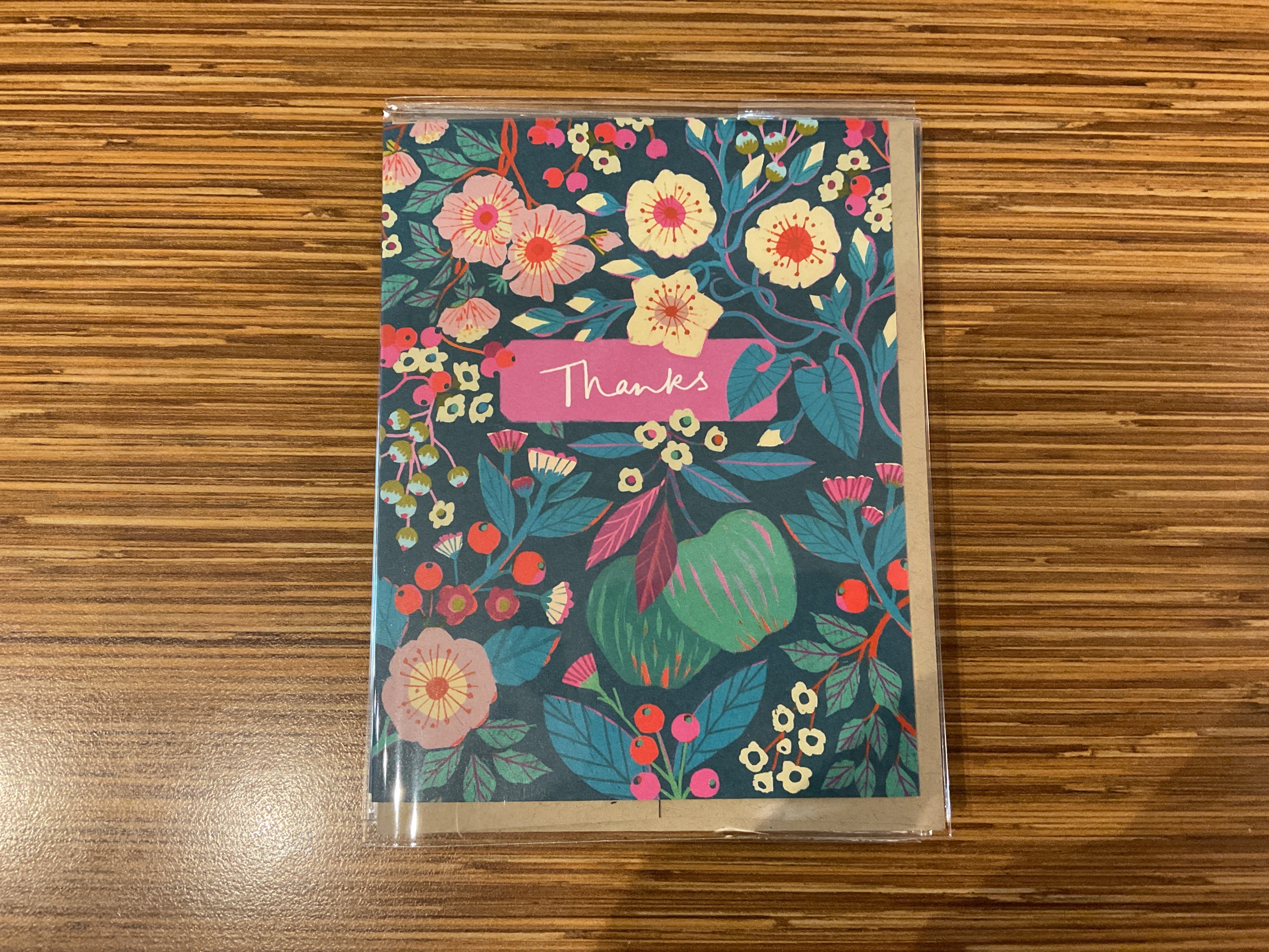 Floral Thank You Card