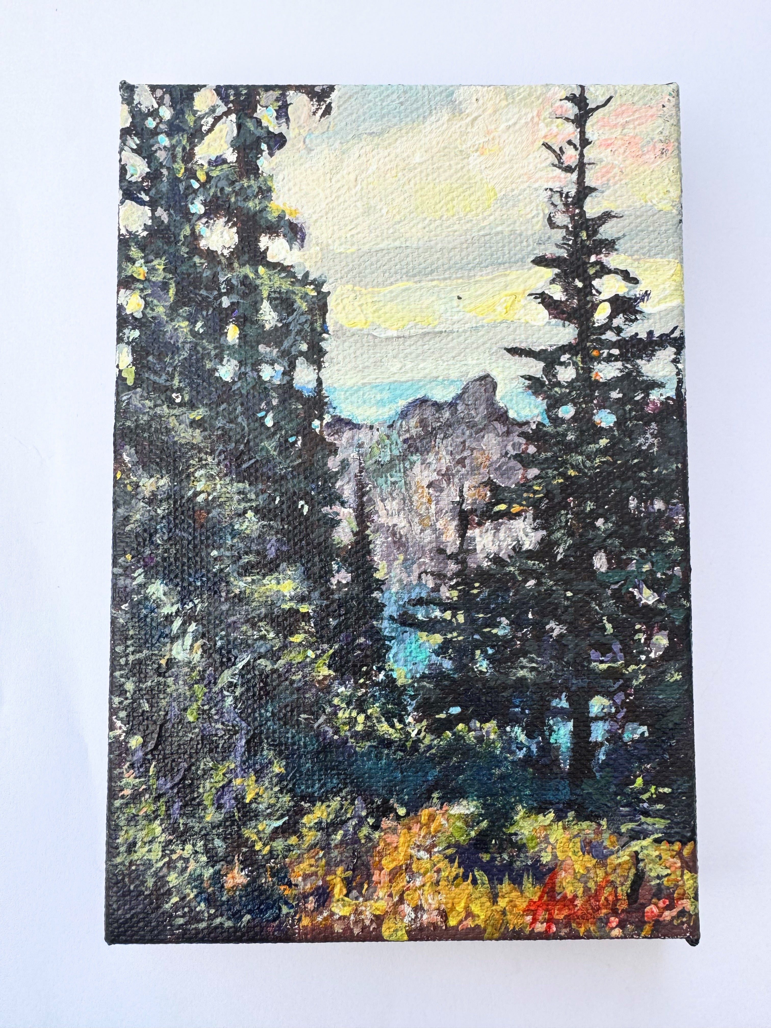 "Breathtaking Views" Original Acrylic Painting by Andrew Sheldon