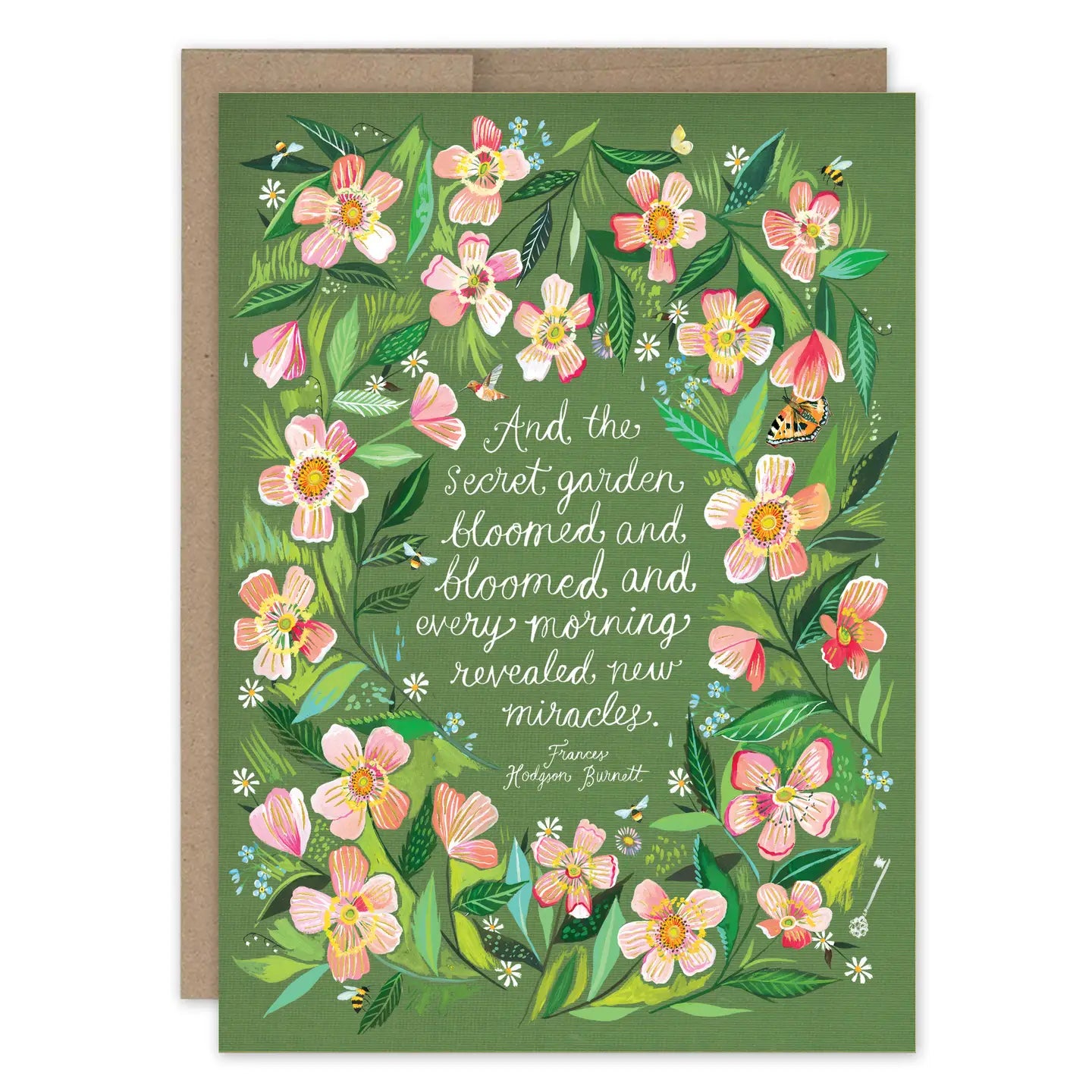 Secret Garden Birthday Card