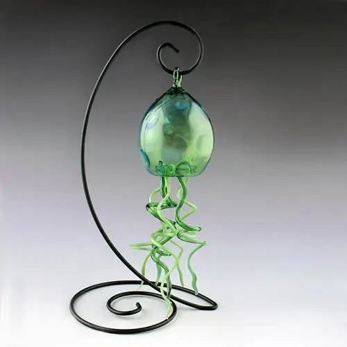 Hanging Jellyfish Glass Figurine