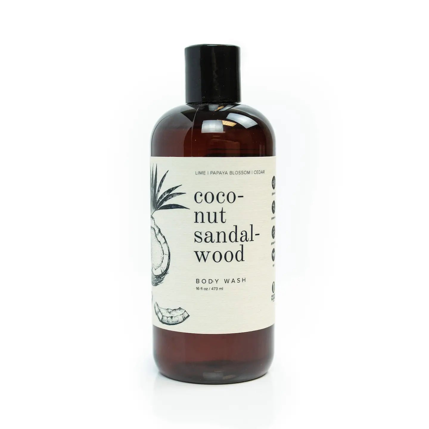 16 fl oz Coconut Sandalwood Body Wash