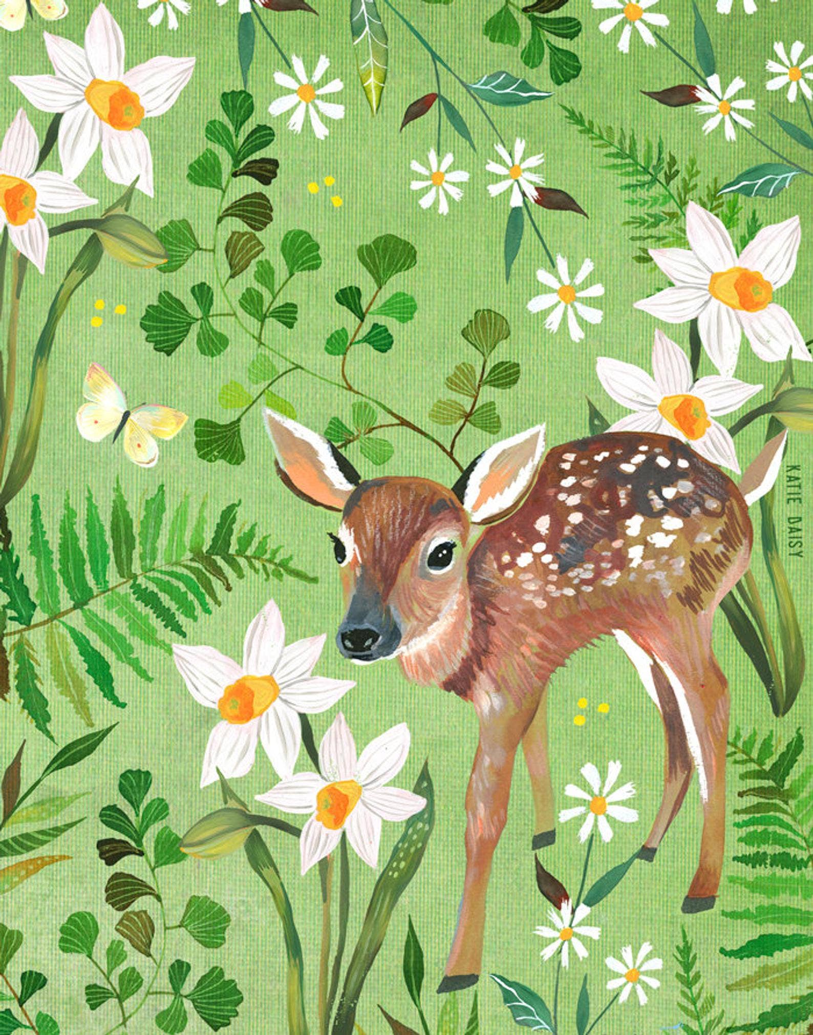 Fawn Print: 11 x 14