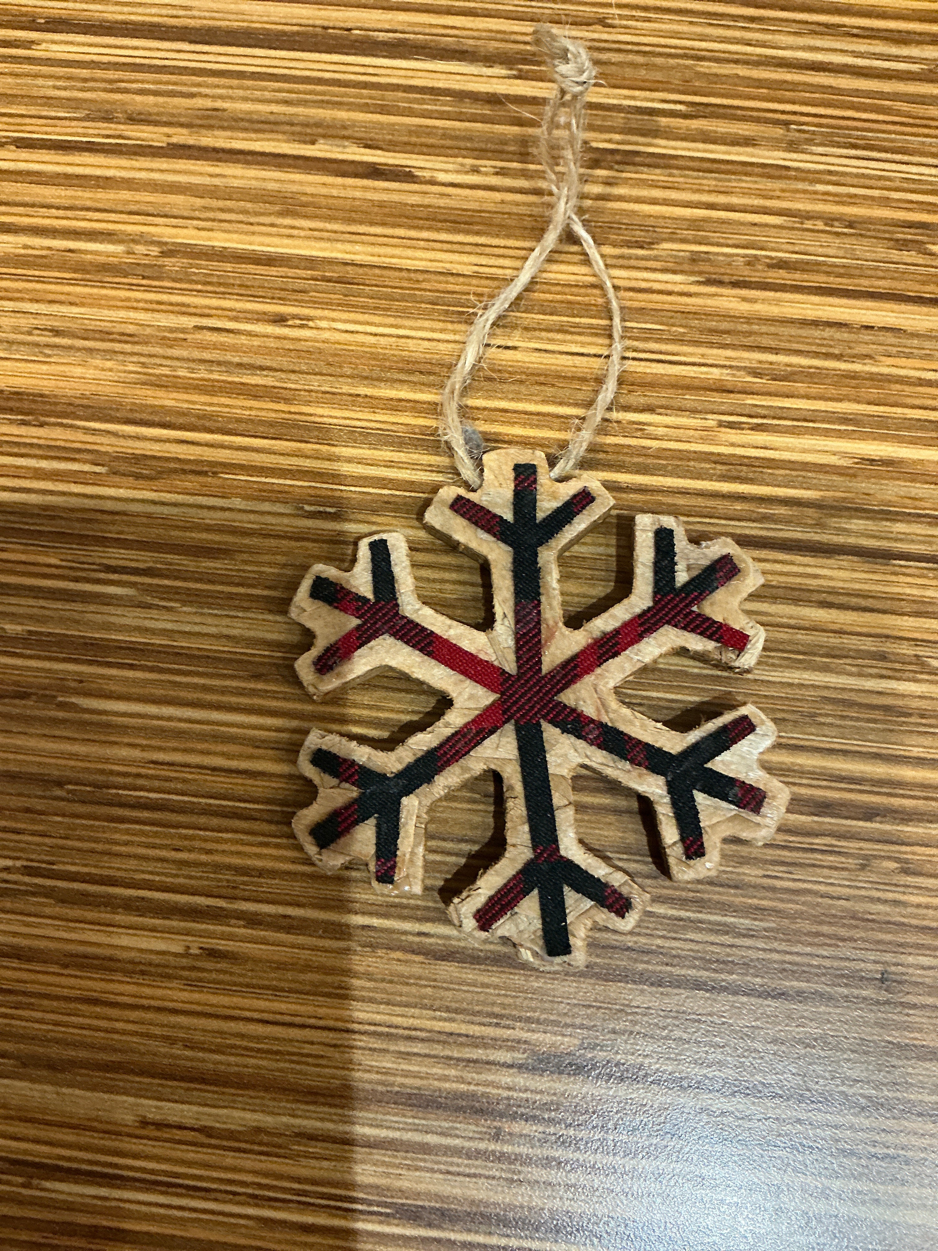Plaid Snowflake