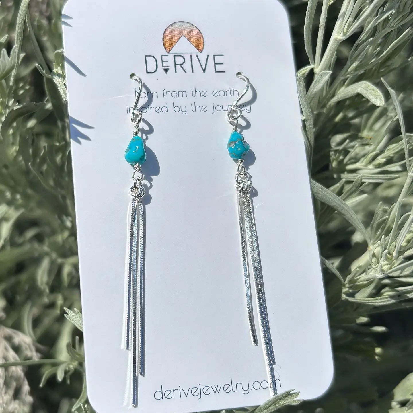 Turquoise Fringe Earrings