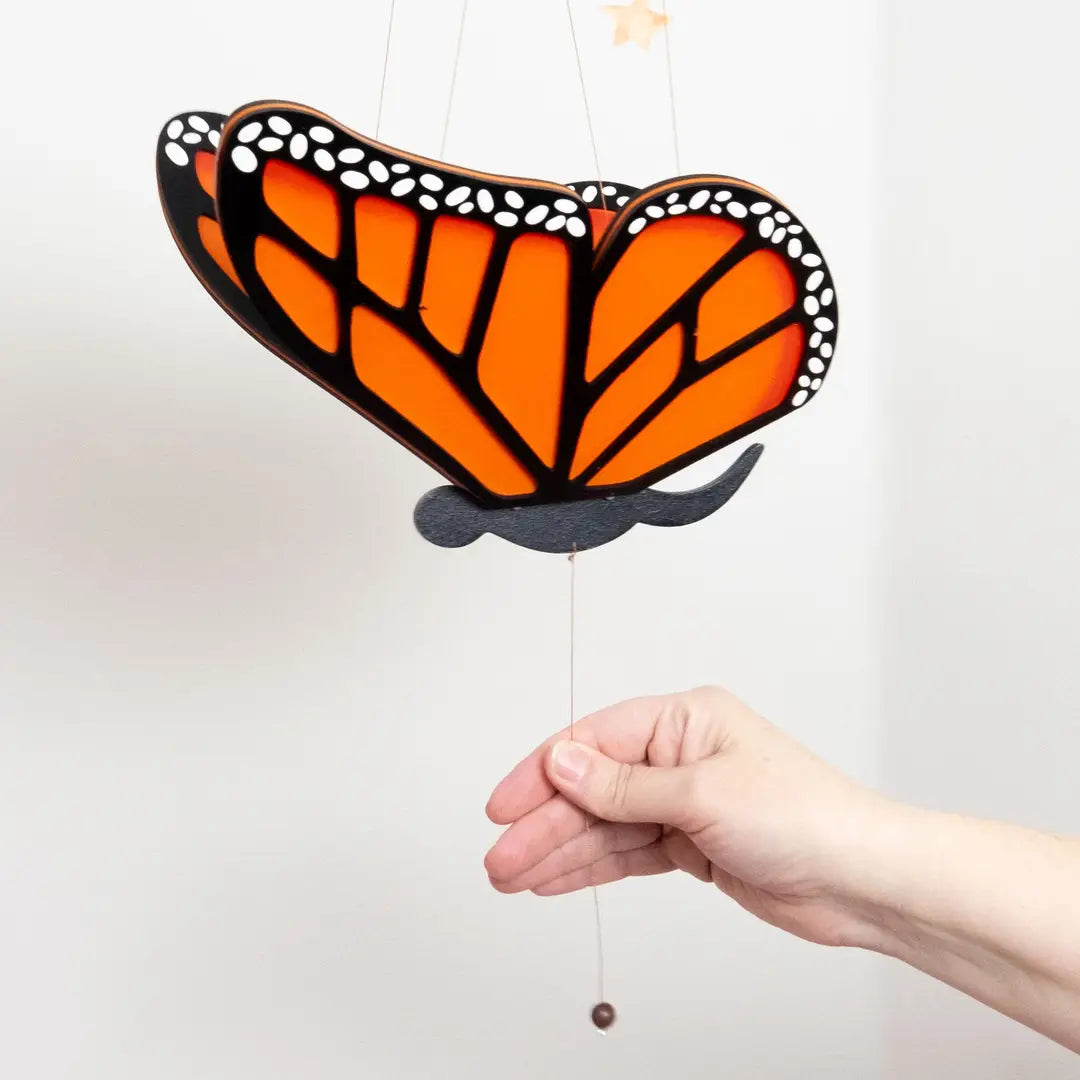 Monarch Butterfly Flying Mobile