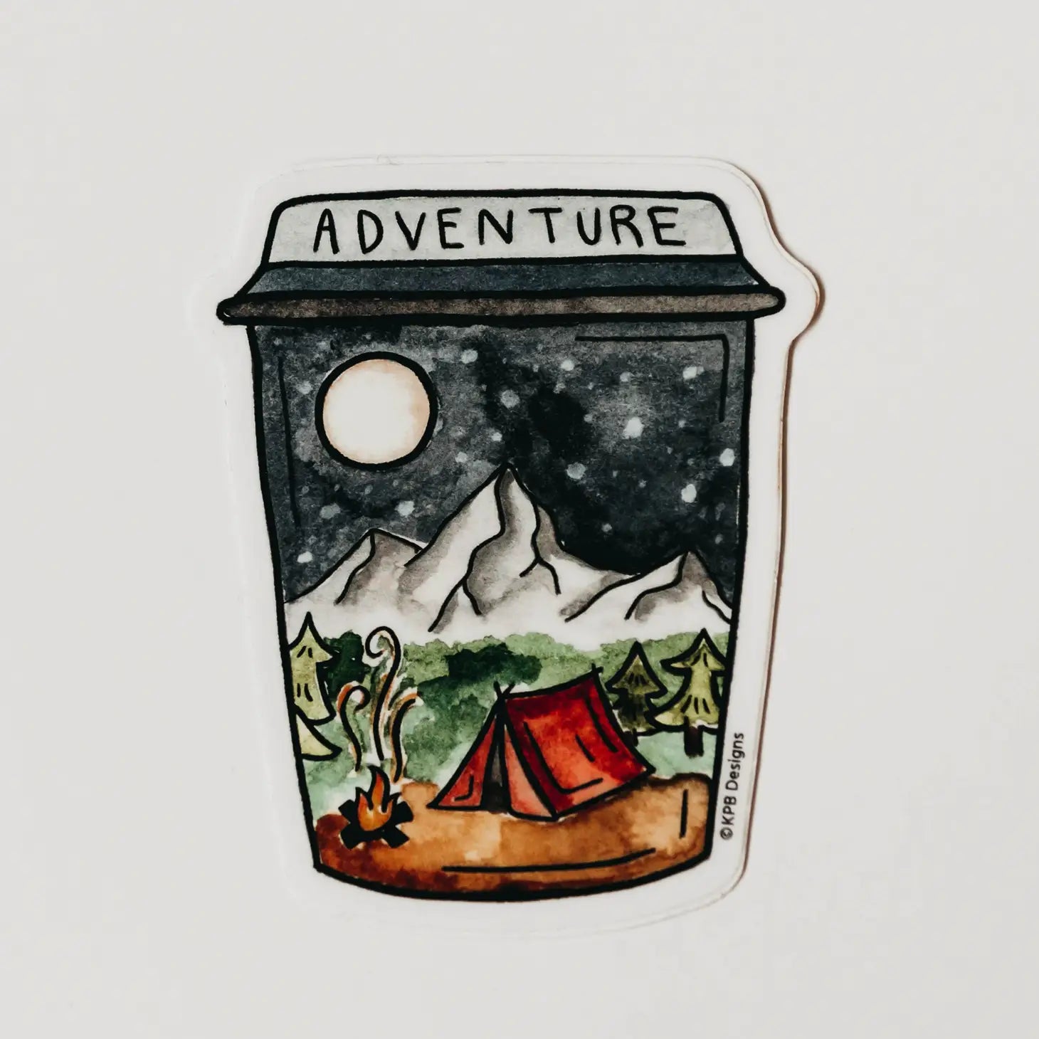 Adventure Cup Sticker