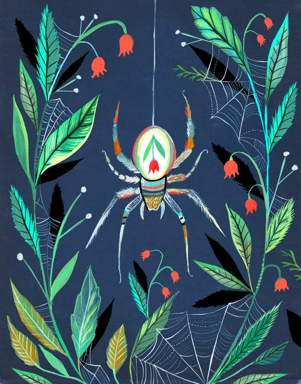 Along Came a Spider Art Print