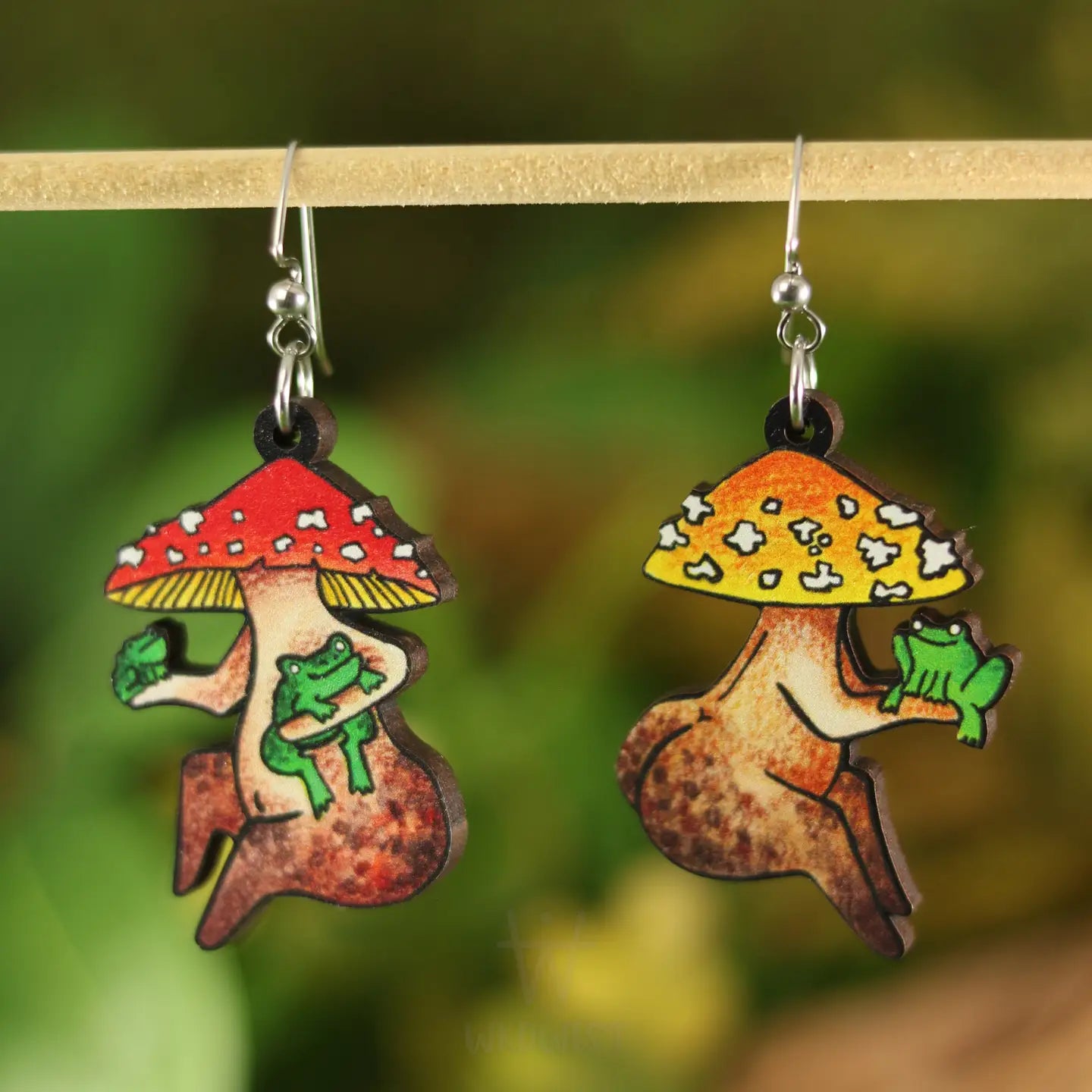 Funguise™ Earring Set - Amanita Frog Club