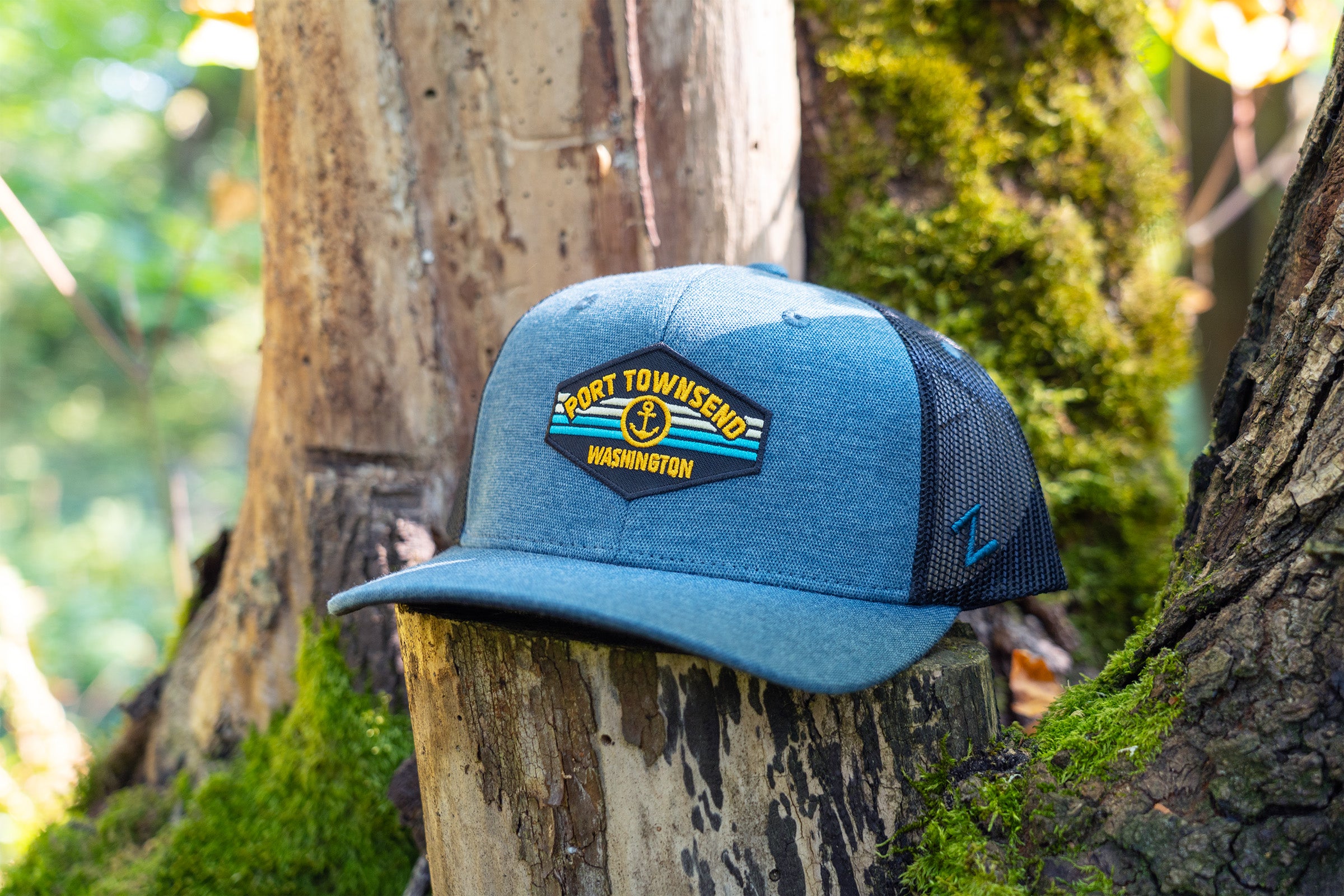 Port Townsend Horizontal Anchor Embroidered Hat