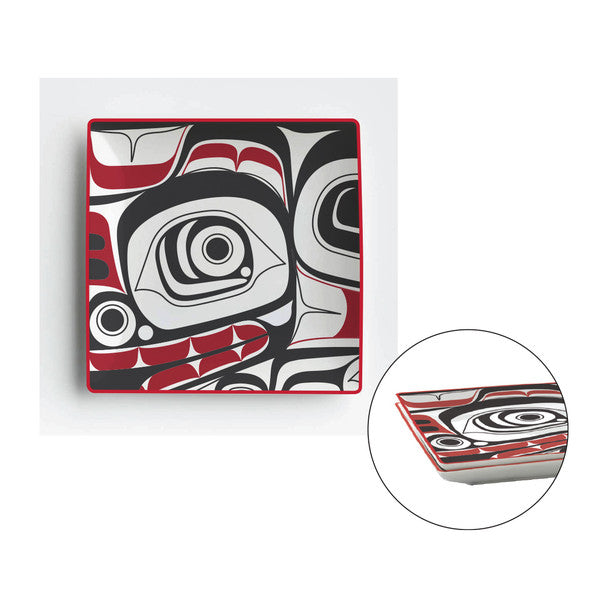 Matriarch Bear by Morgan Asoyuf 6" Square Plates