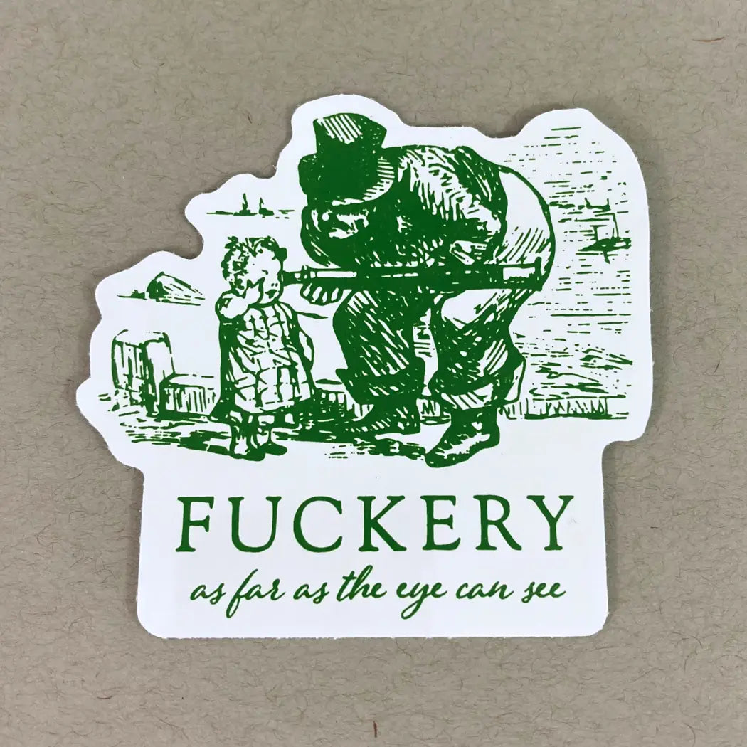 As Far As the Eye Can See [Explicit] | Funny Vinyl Sticker