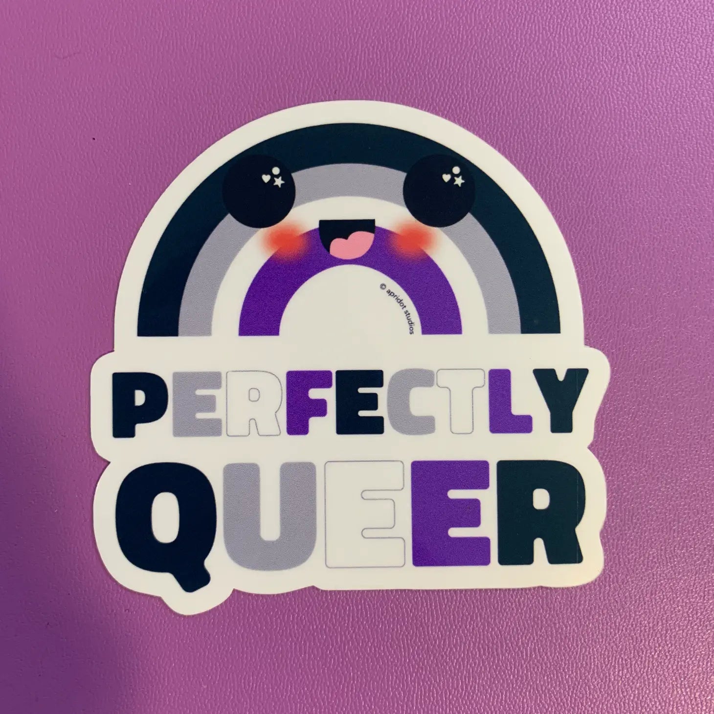Perfectly Queer Rainbow Sticker