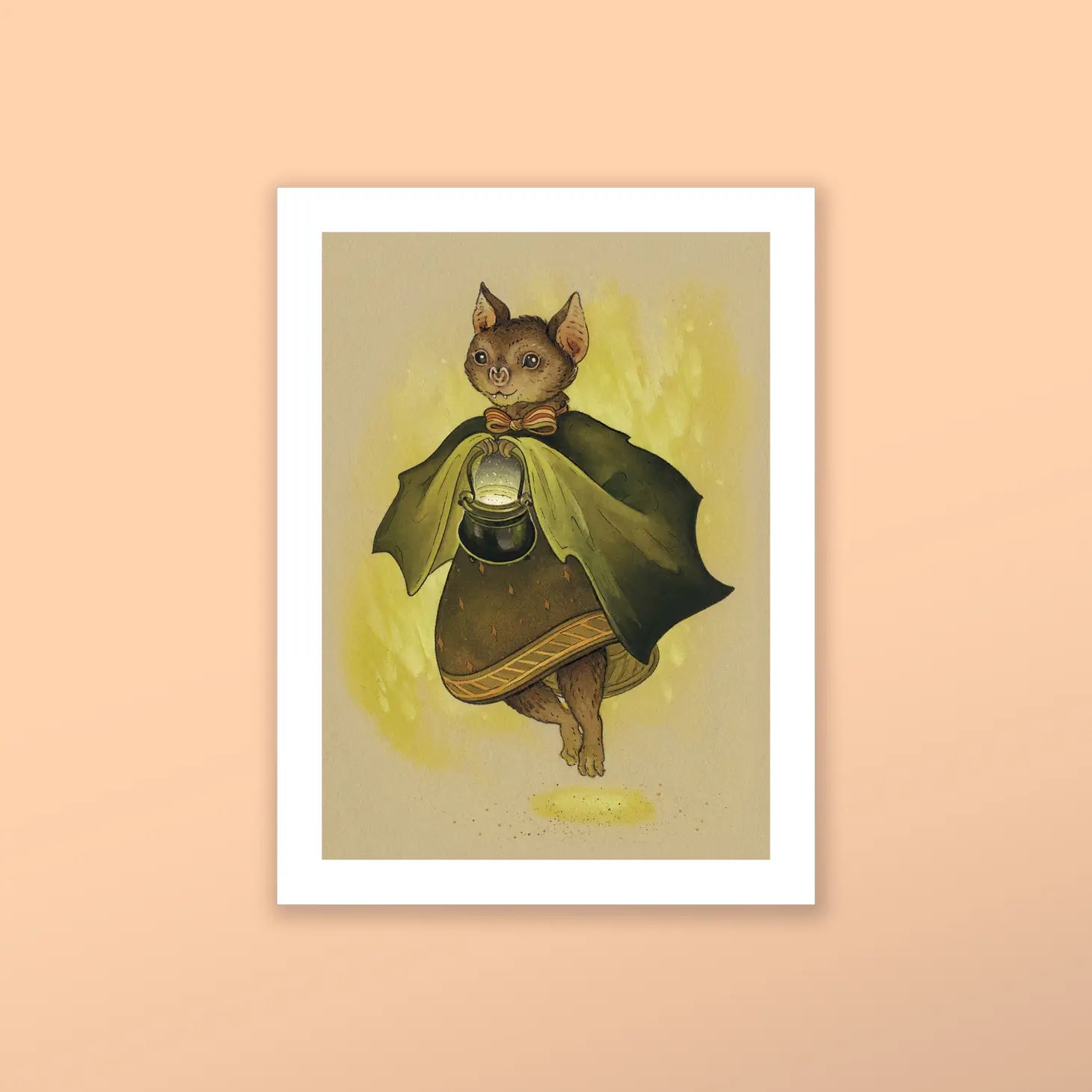 Autumn Bat Art Print