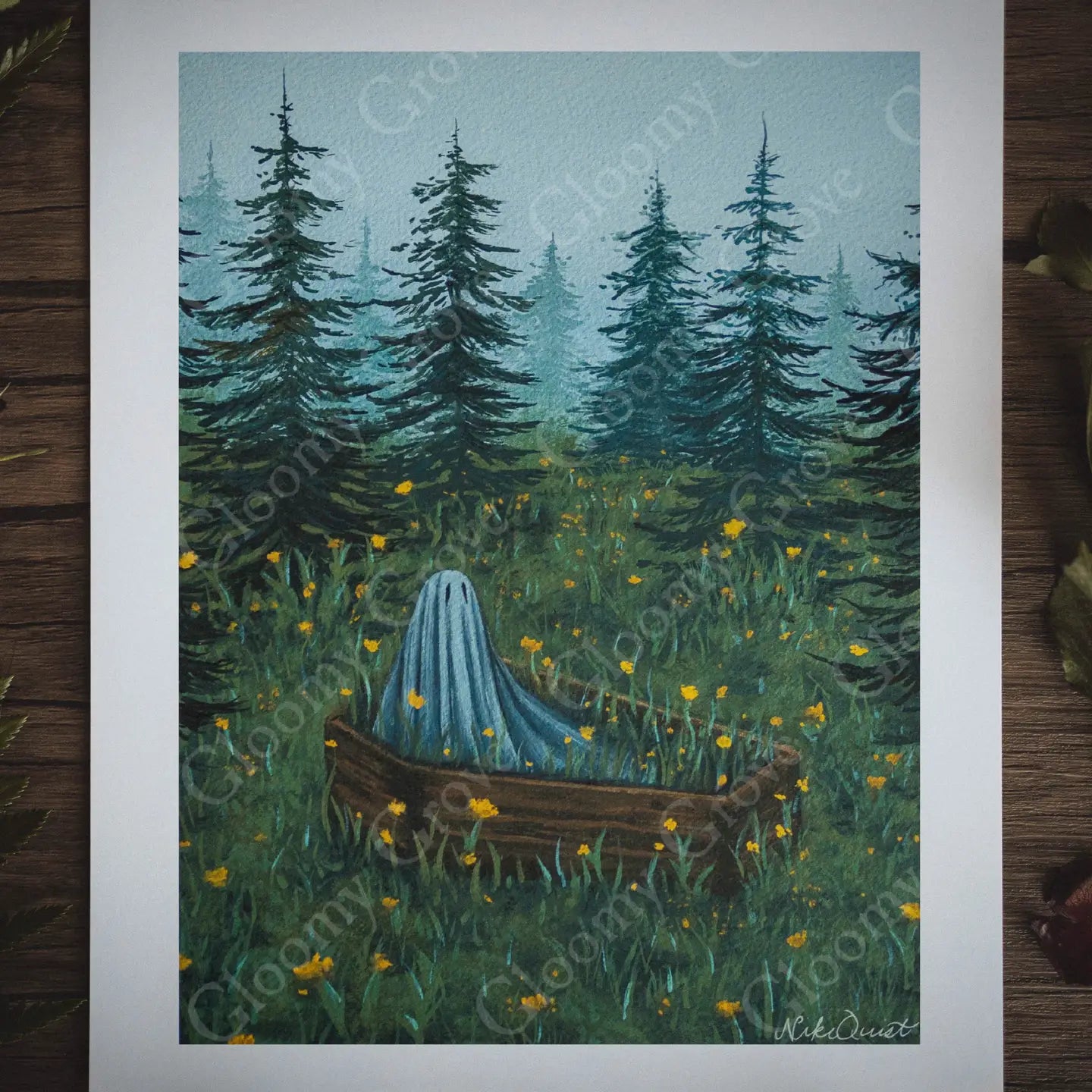 Gloomy Grove Fine Art Prints: 5 x 7