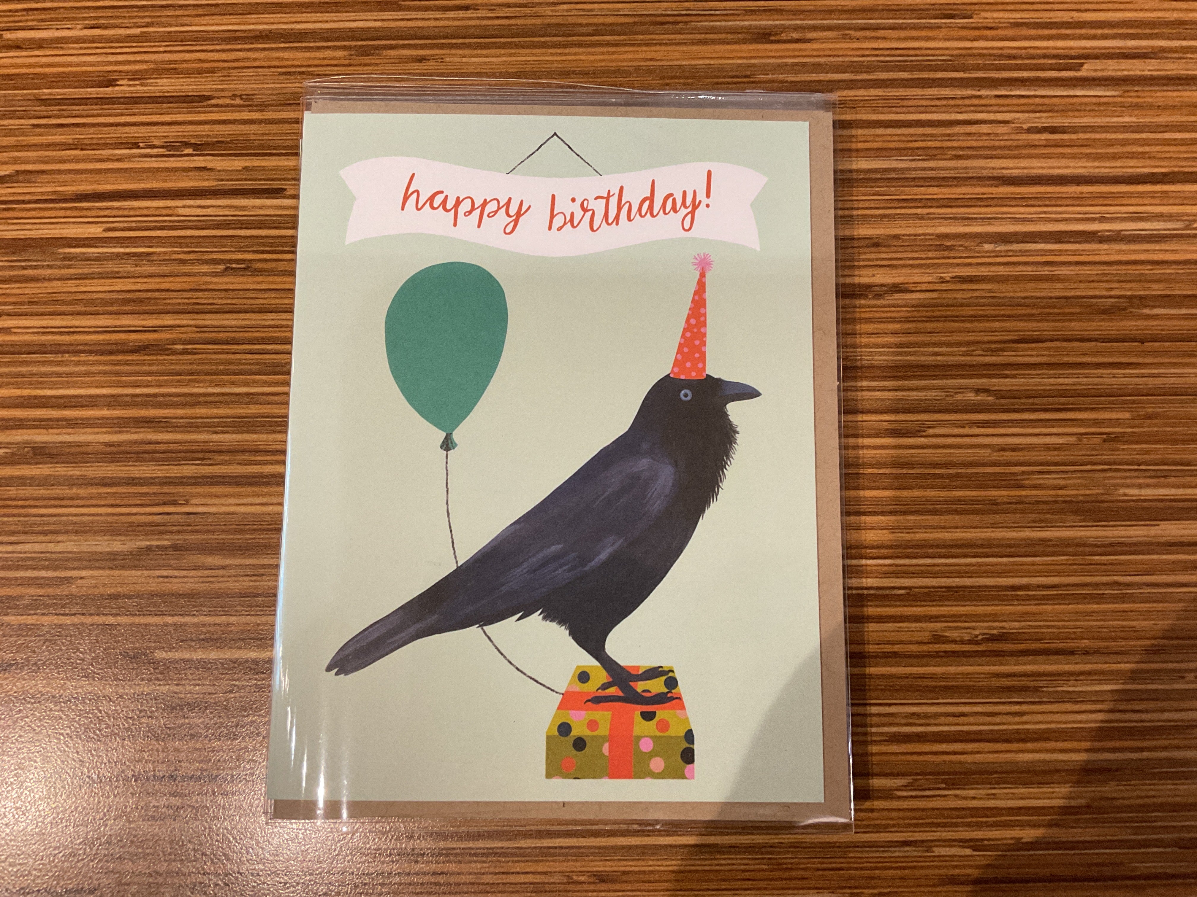 Party Crow Birthday Card