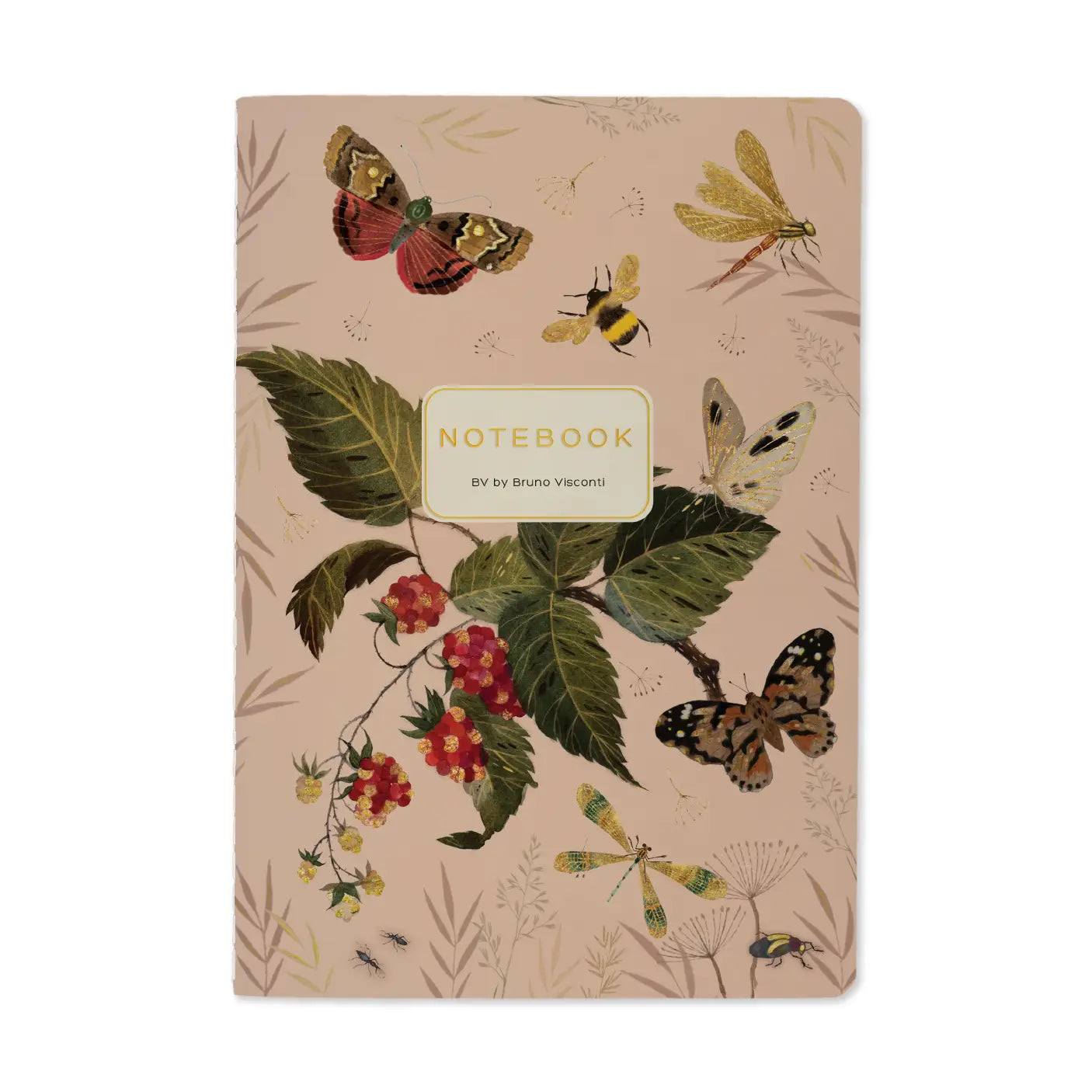 Butterflies and Berries Notebook