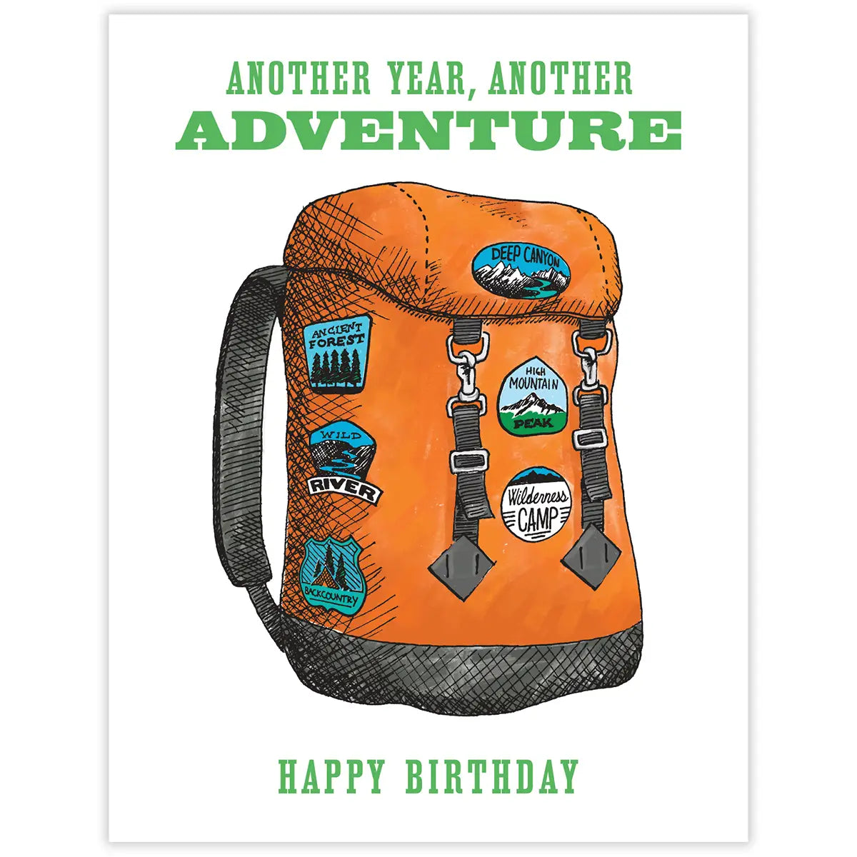 Backpack Adventure Birthday Card