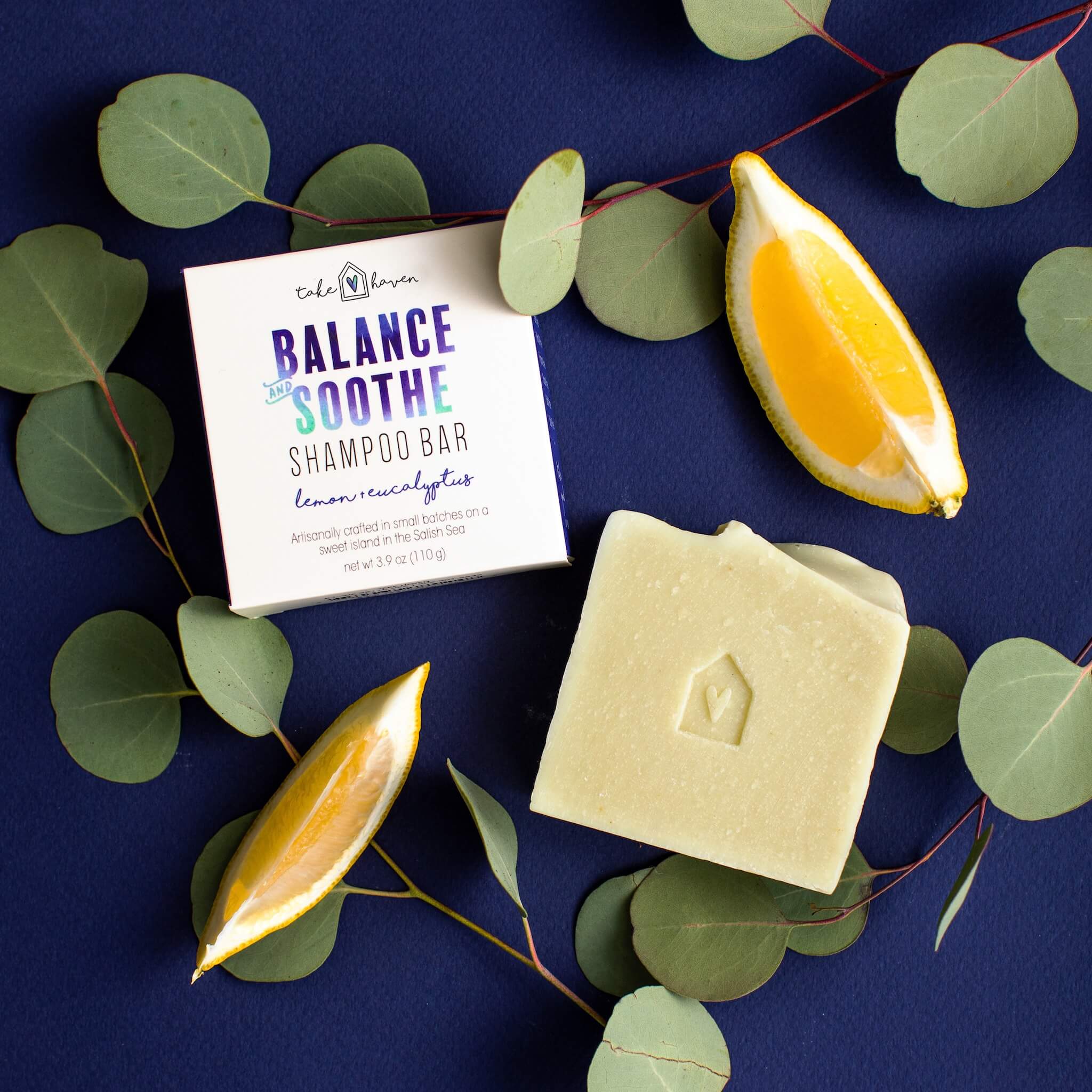 Balance and Soothe Shampoo Bar | Lemon, Eucalyptus