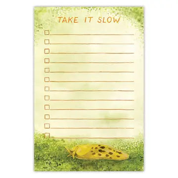 Banana Slug Take it Slow Notepad