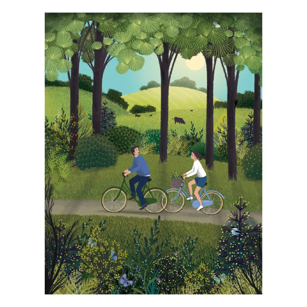 Biking Anniversary Greeting Card