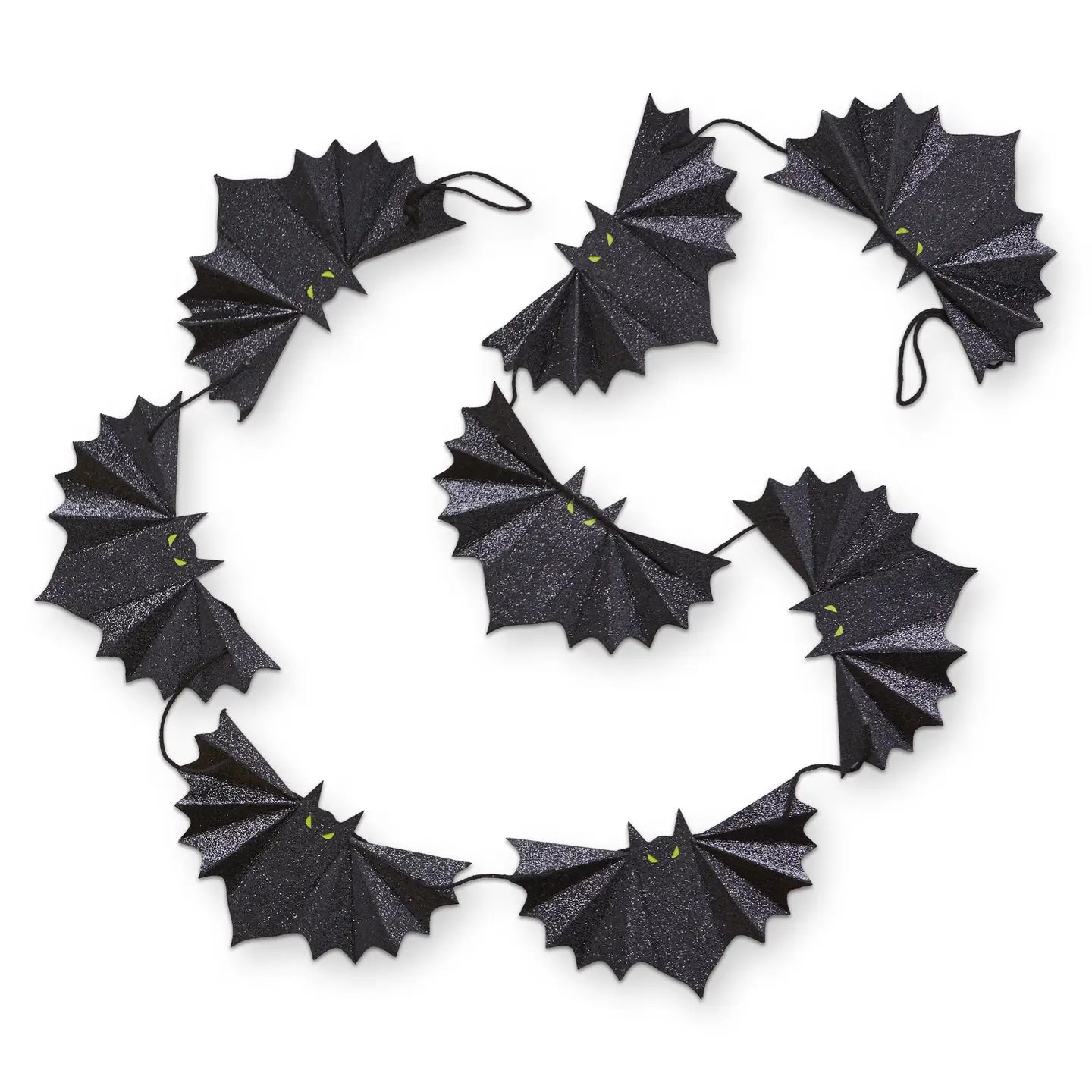 Black Bat Paper Garland Halloween Decor
