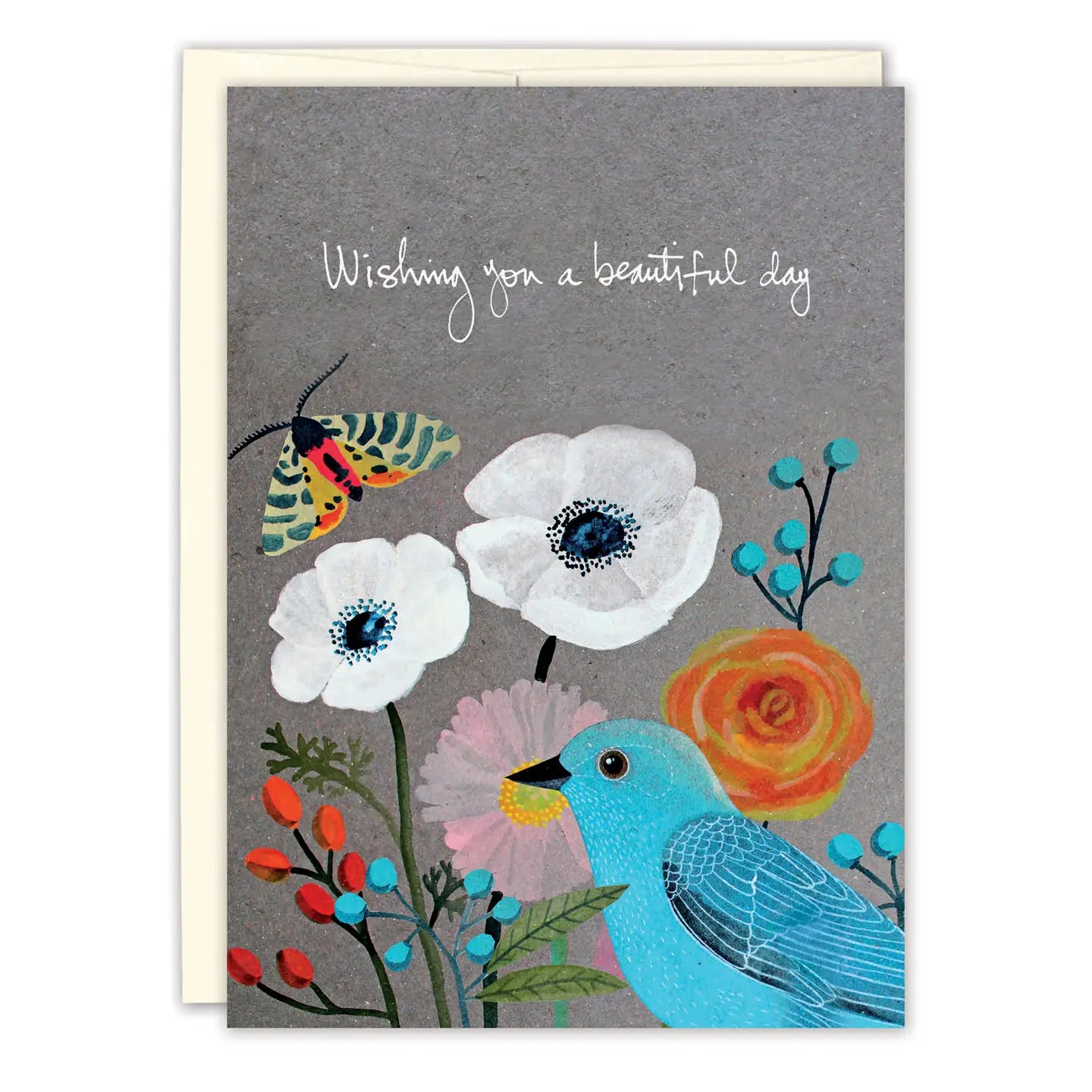 Blue Bird Birthday Card