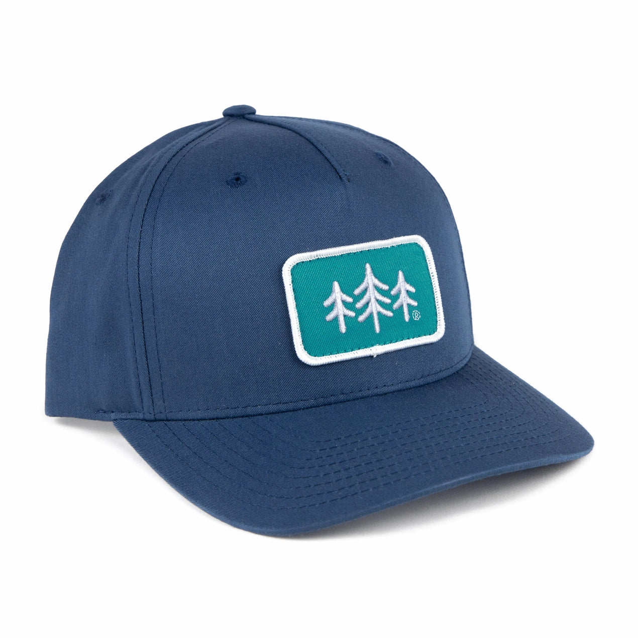 Light Navy TriPine Patch Baseball Hat