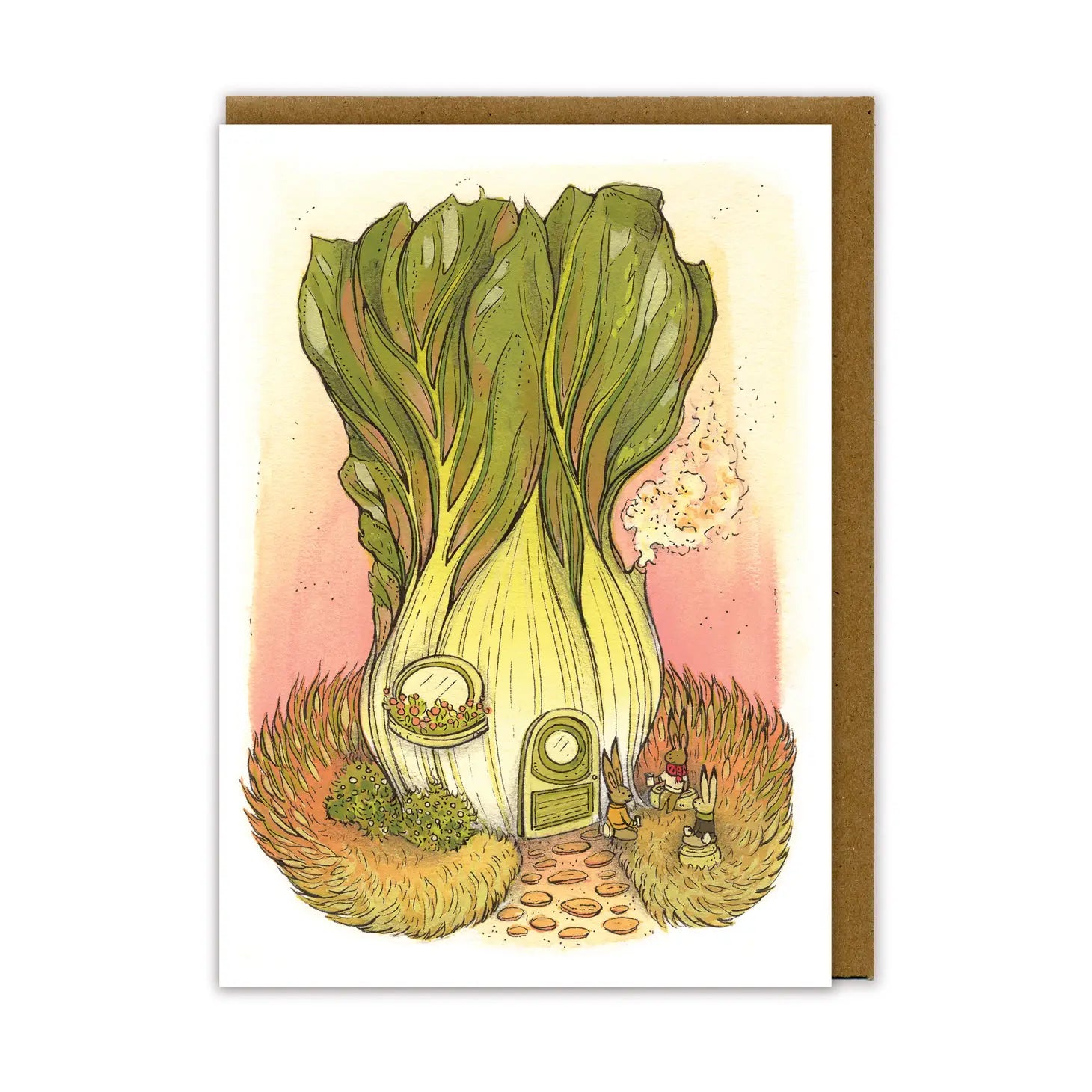 Bok Choy Greeting Card