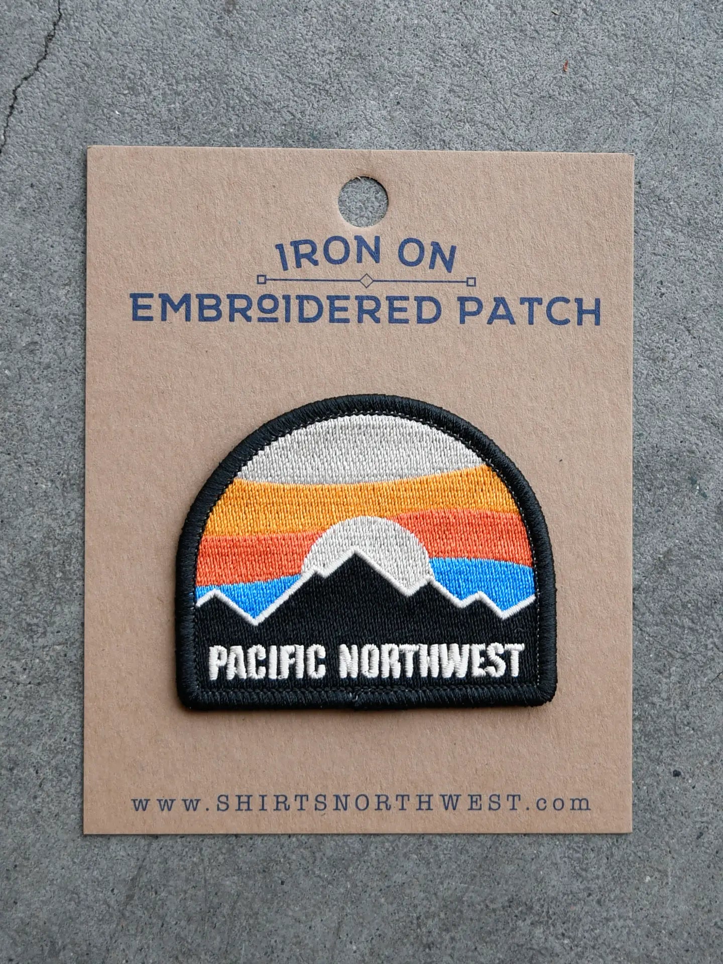 Bright Sky Iron On Embroidered Patch