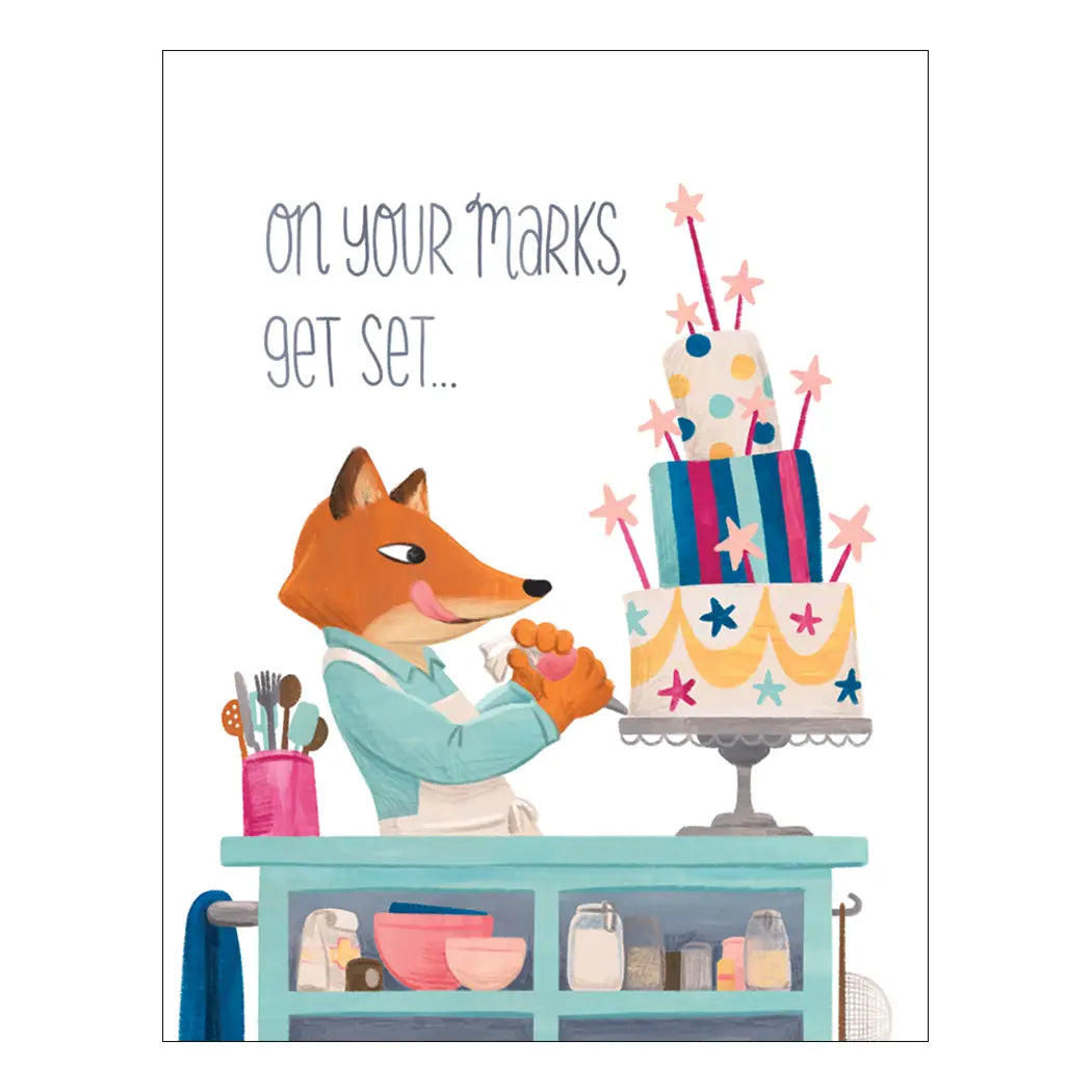 British Bake Off Birthday Greeting Card