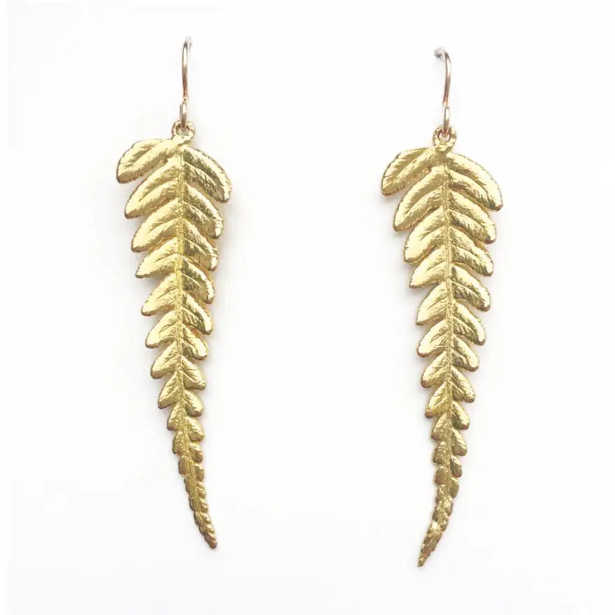 Fern Leaf Earrings