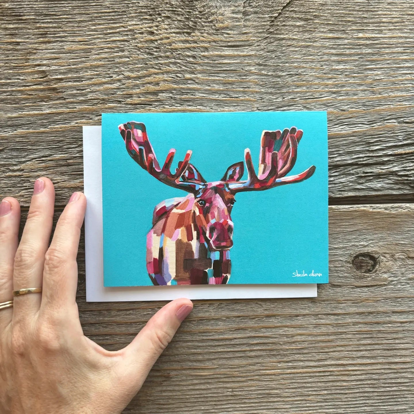 Bull Moose Greeting Card