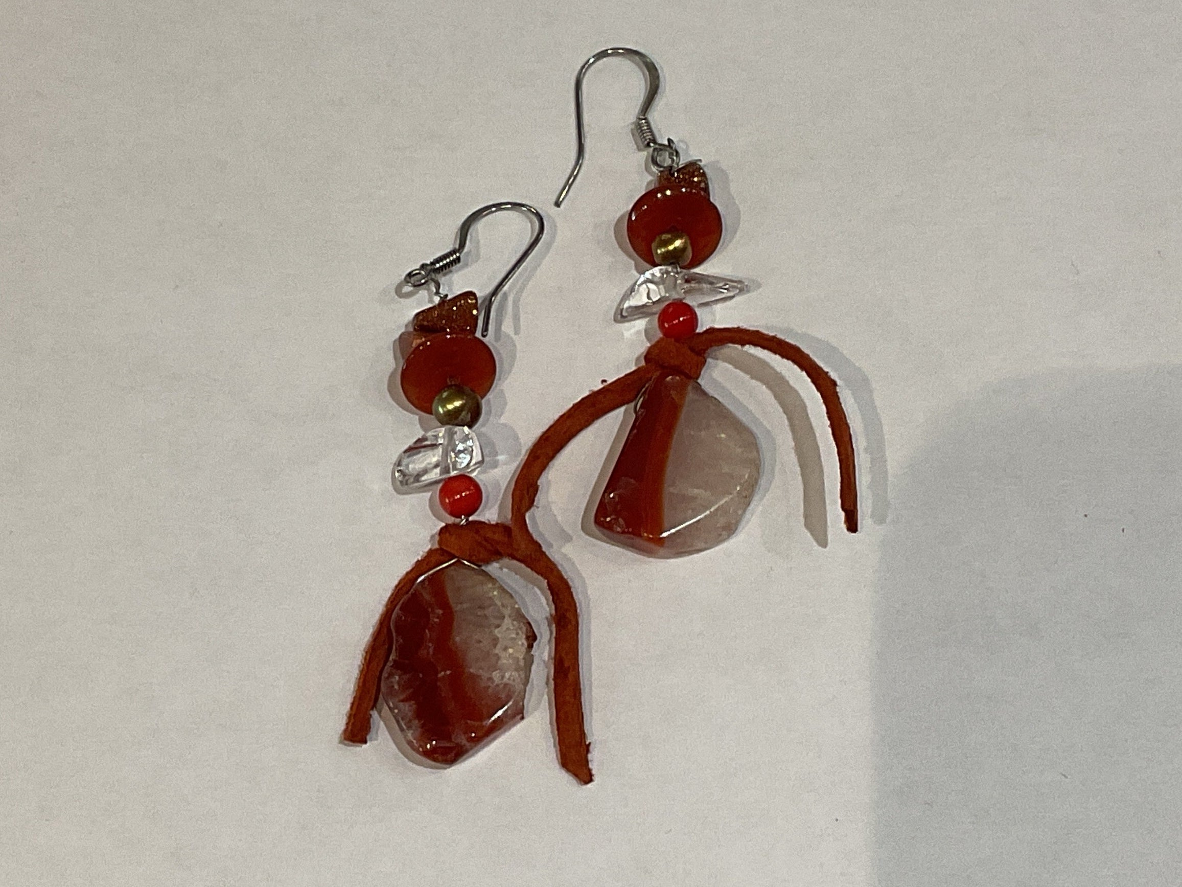Agate Carnelian Earrings