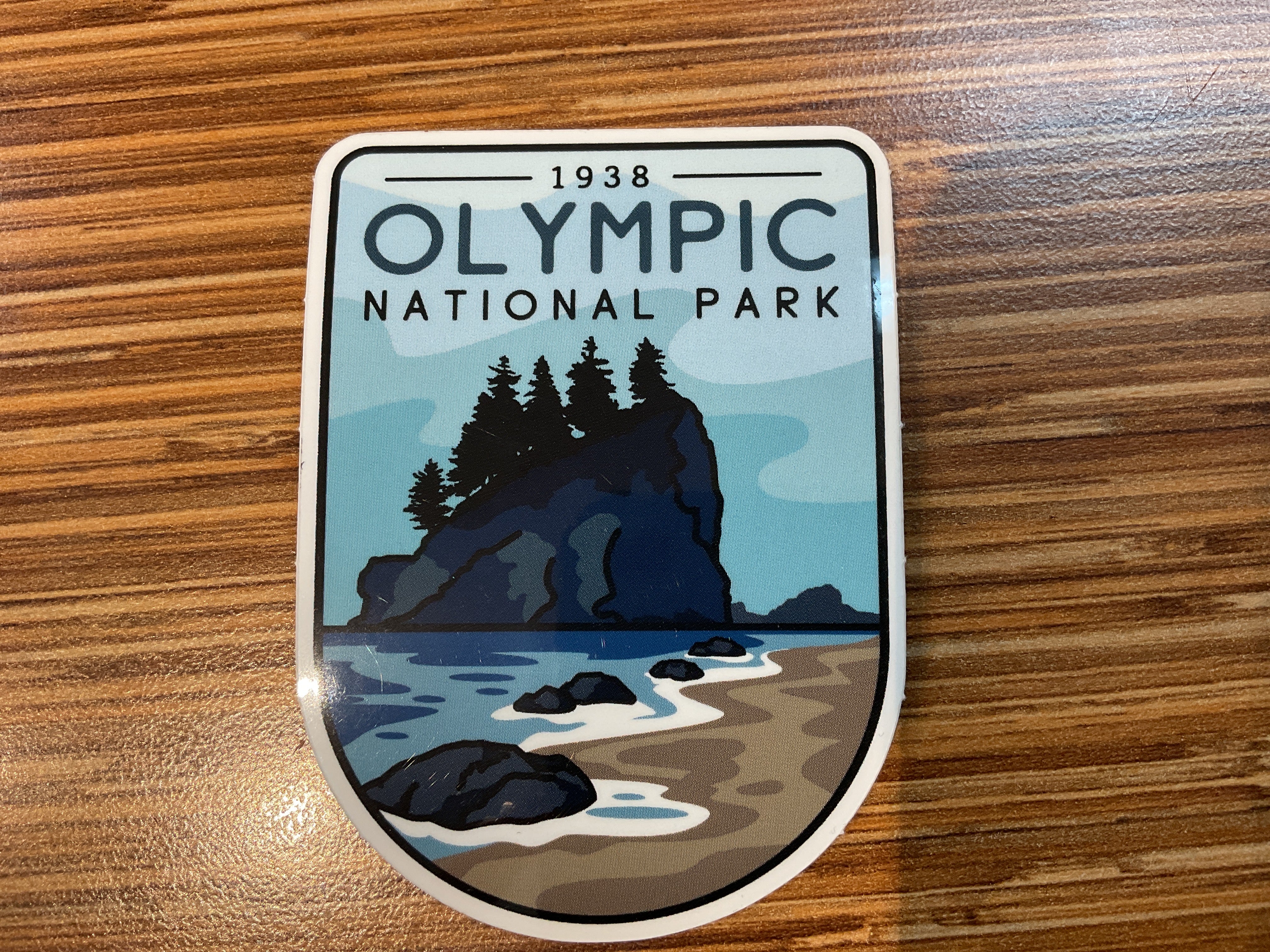 1938 Olympic National Park Vinyl Sticker