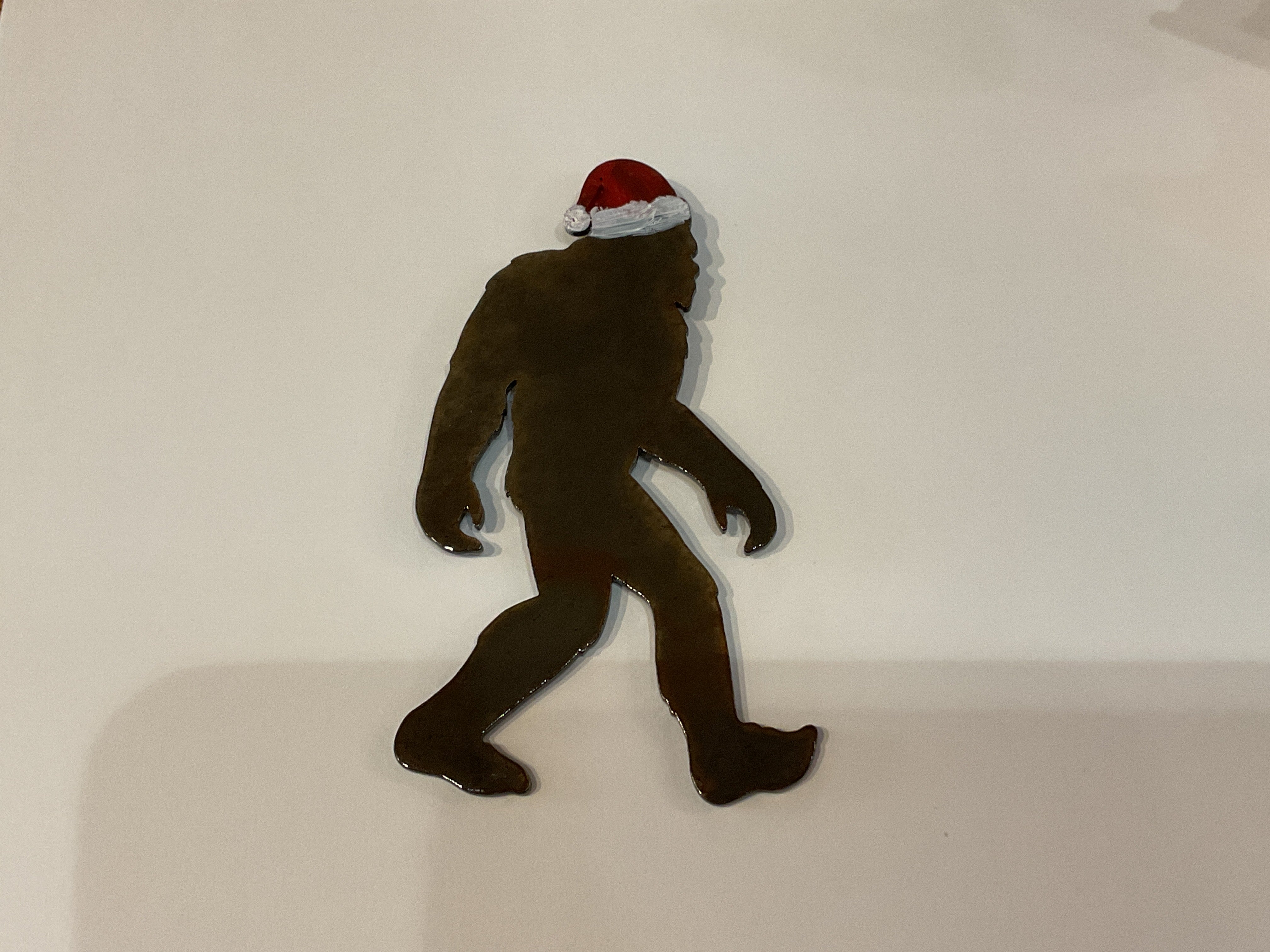 Bigfoot Santa Magnet