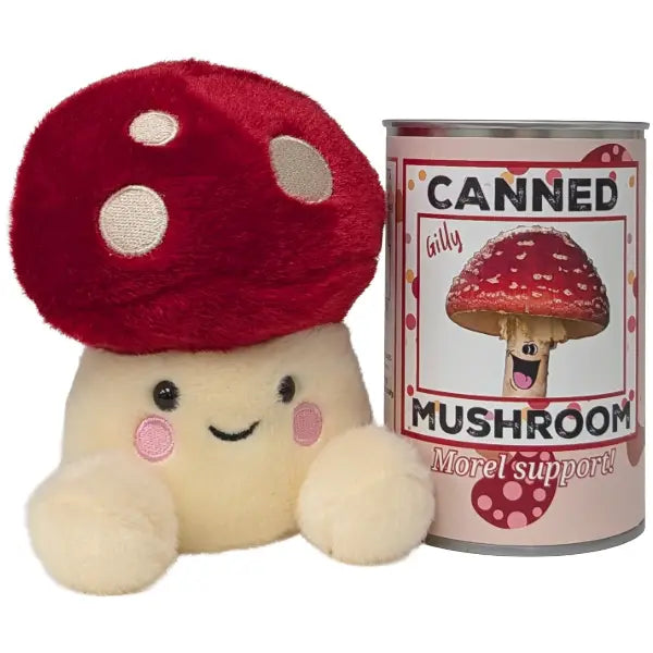 Canned Mushroom - Amanita Mushroom Plush Gift in Can