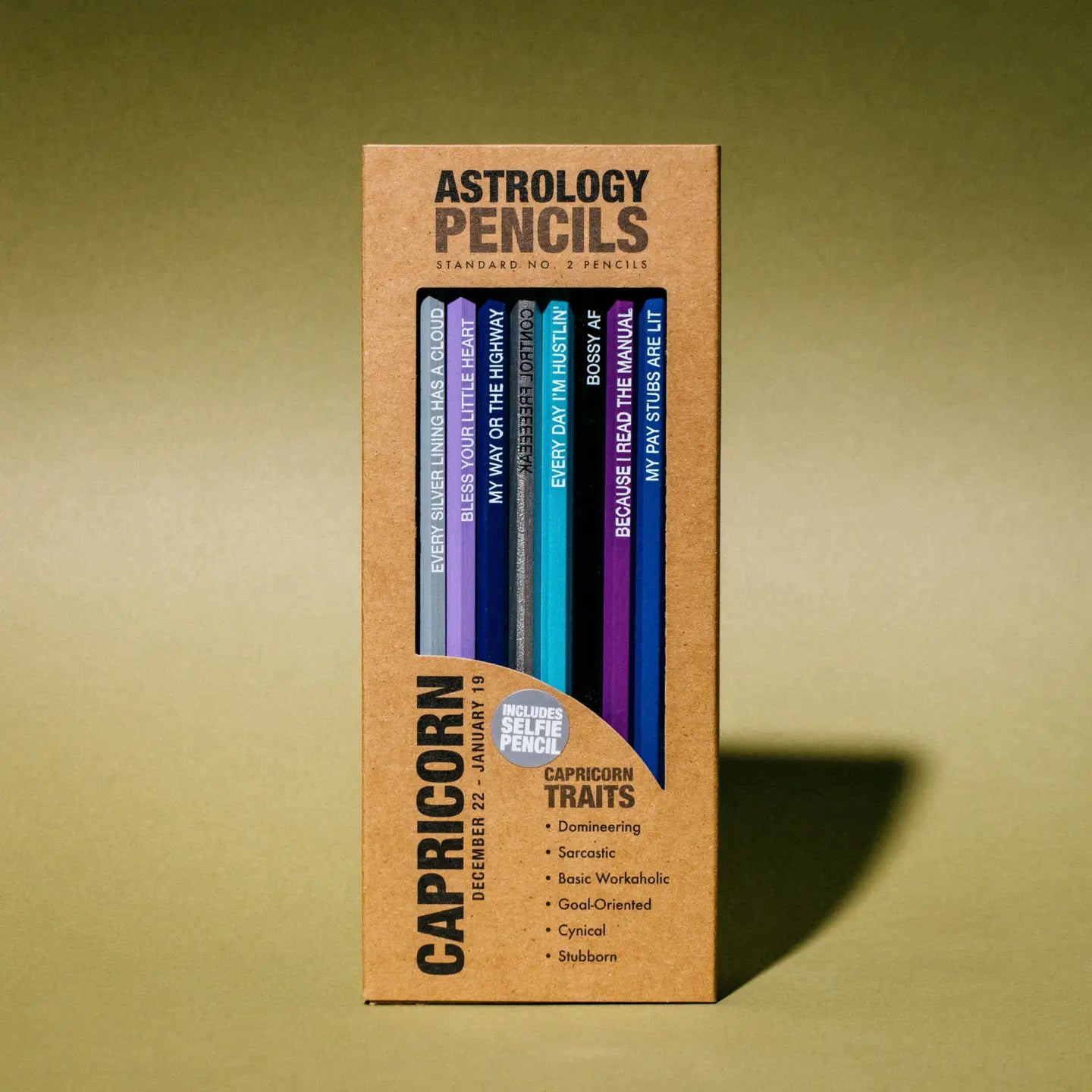 Capricorn Astrology Pencils