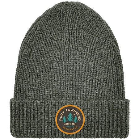Port Townsend Ribbed Cuff Beanie - Charcoal